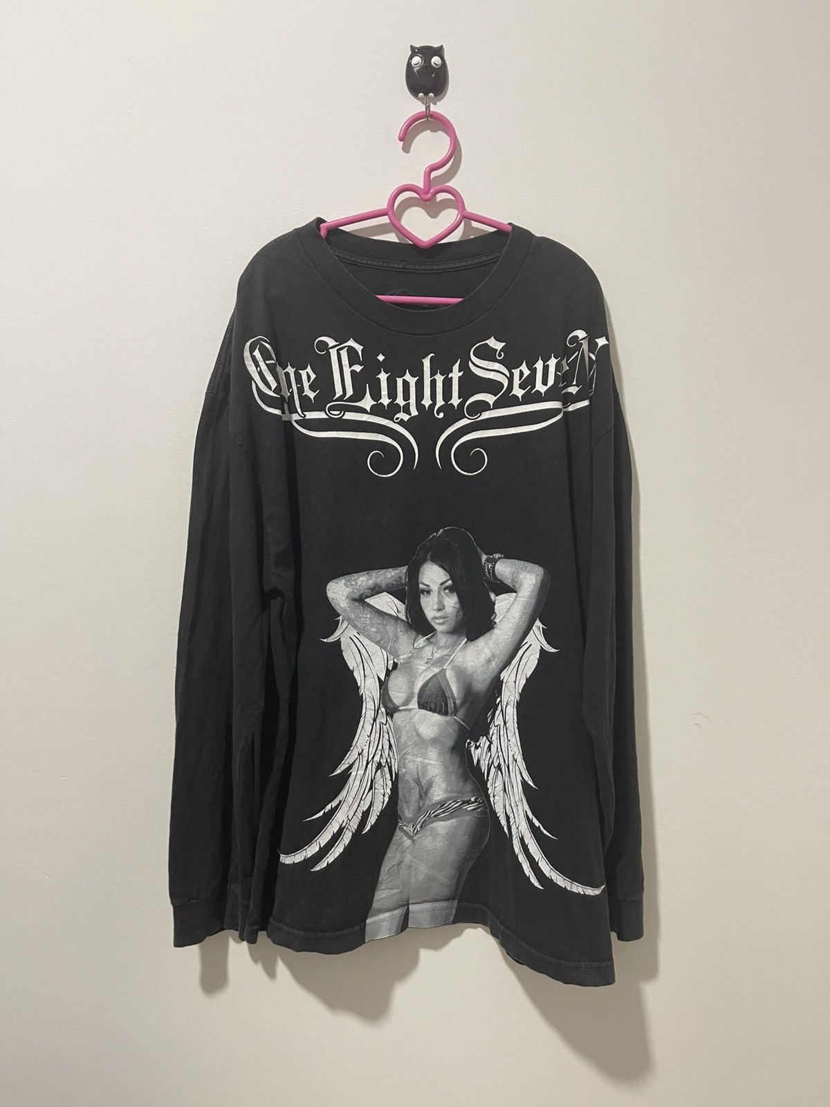 Rap Tees Rare Y2k Vintage ONE EIGHT SEVEN 187 Inc Brittanya O Campo Size US XL / EU 56 / 4 - 1 Thumbnail