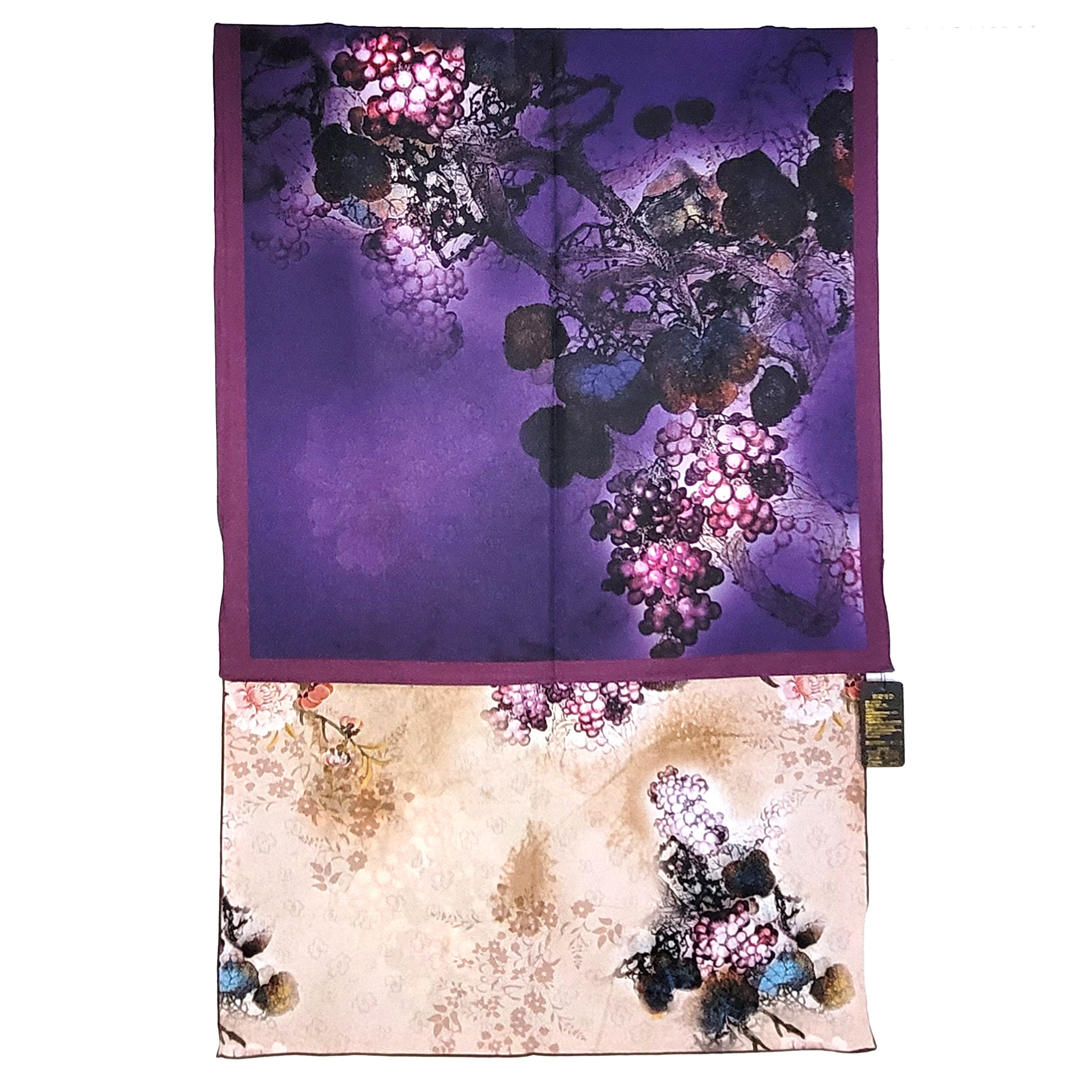 Other Double-Sided Silk Scarf 27"x70" Long Rectangle 3316 Size ONE SIZE - 6 Thumbnail