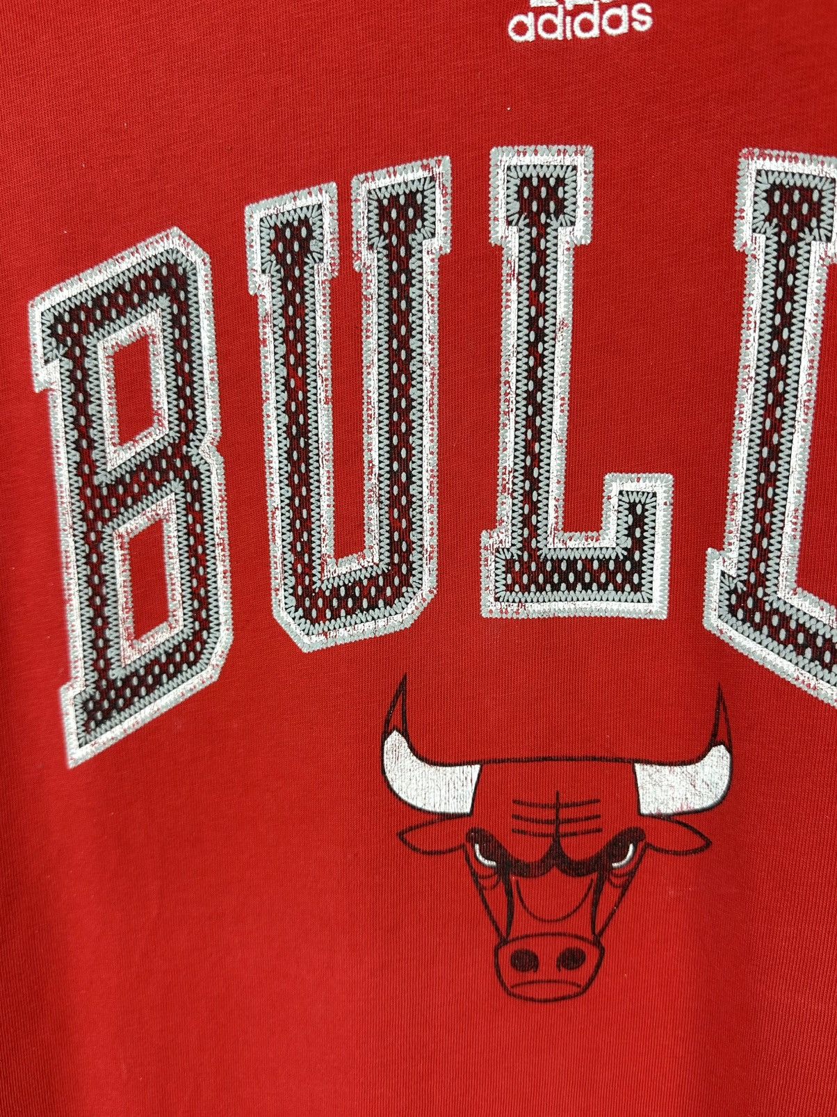Adidas × NBA × Vintage Adidas Chicago Bulls Deng Sleeveless Printed Red Top Size US XL / EU 56 / 4 - 3 Thumbnail