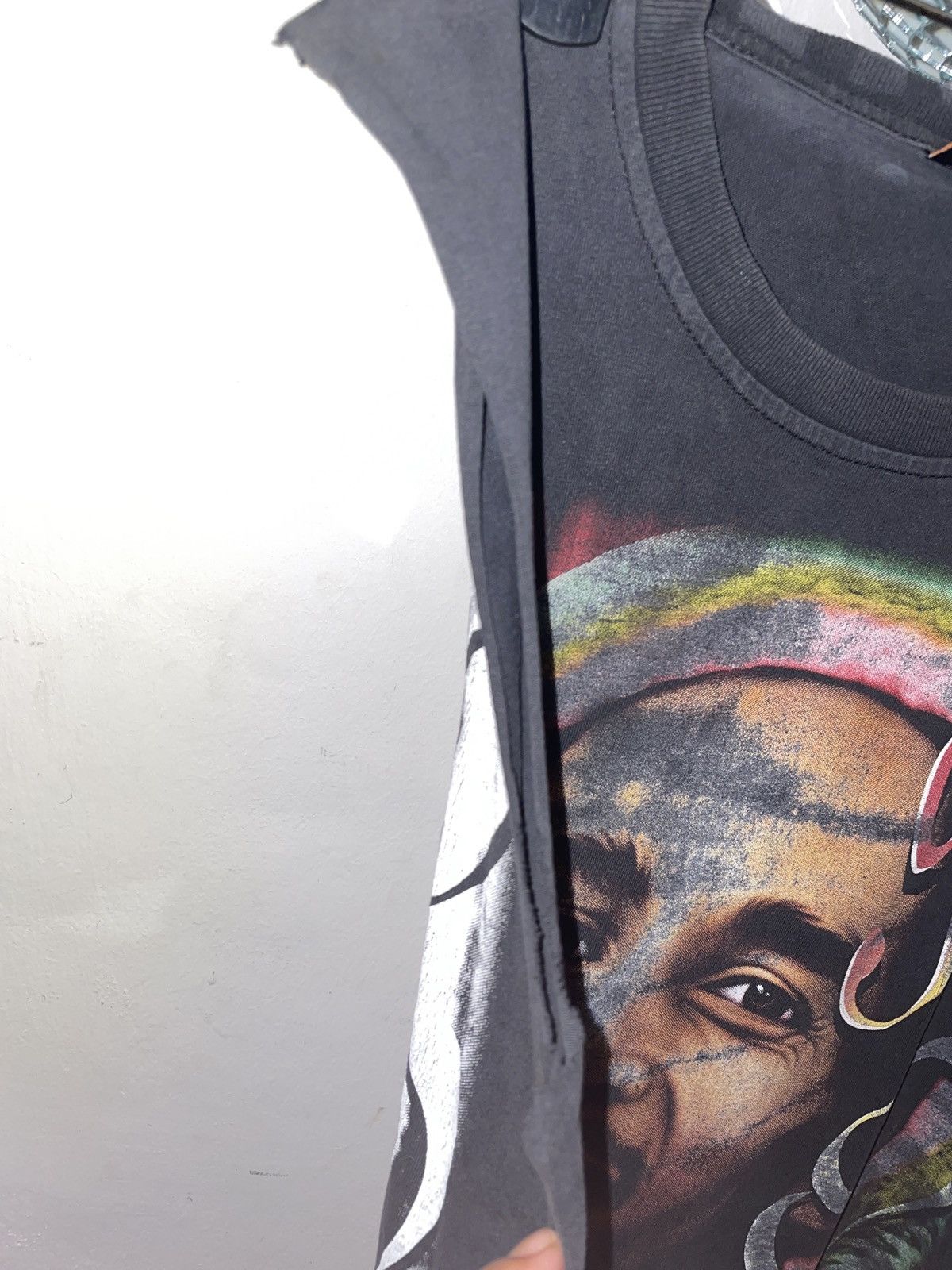 Band Tees Vintage Distressed Bootleg Sleeveless Bob Marley Rap Tee Size M / US 6-8 / IT 42-44 - 4 Thumbnail