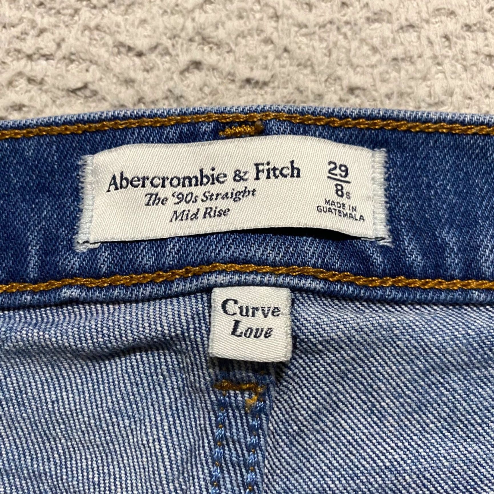 Abercrombie & Fitch Abercrombie & Fitch Jeans Womens sz 8 Blue Denim Medium Wash Straight 8 Blue Jeans Womens Regular Size 8 Vintage? No Size 30" / US 8 / IT 44 - 3 Thumbnail