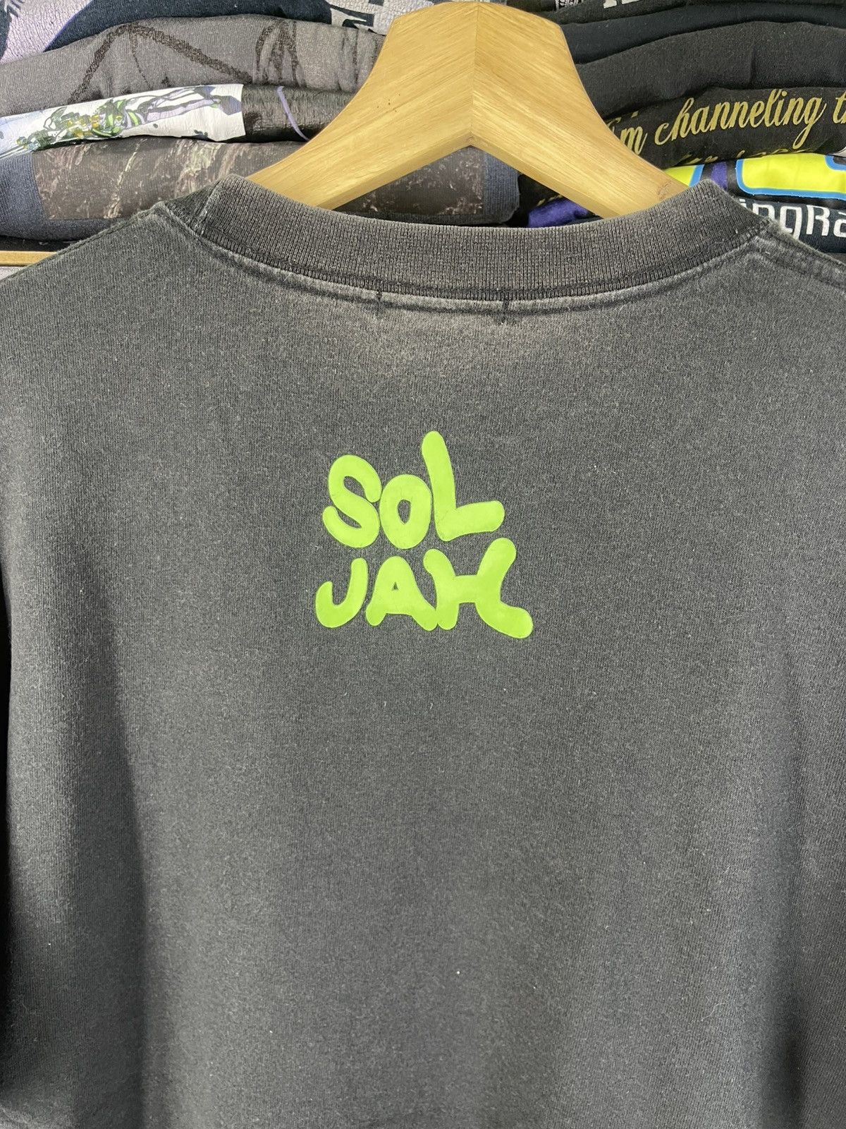 Vintage Vintage Soljah Streetwear Face Design Shirt Tee Size US L / EU 52-54 / 3 - 6 Thumbnail
