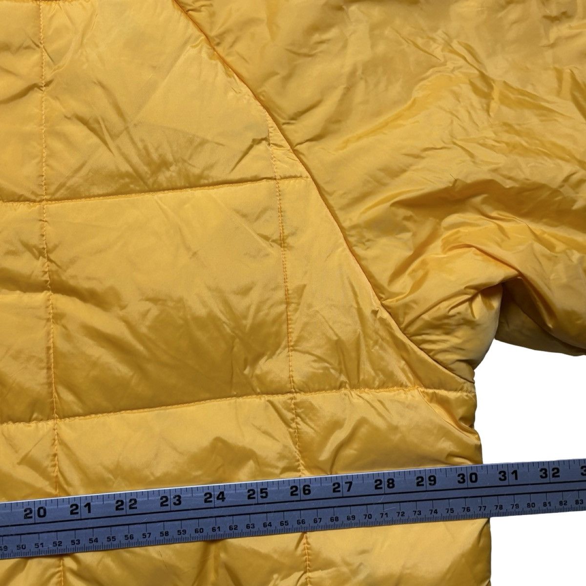 Other Vintage Y2K Yellow Down Puffer Jacket Faux Fur Hood Parka 3X Size US XXL / EU 58 / 5 - 4 Thumbnail