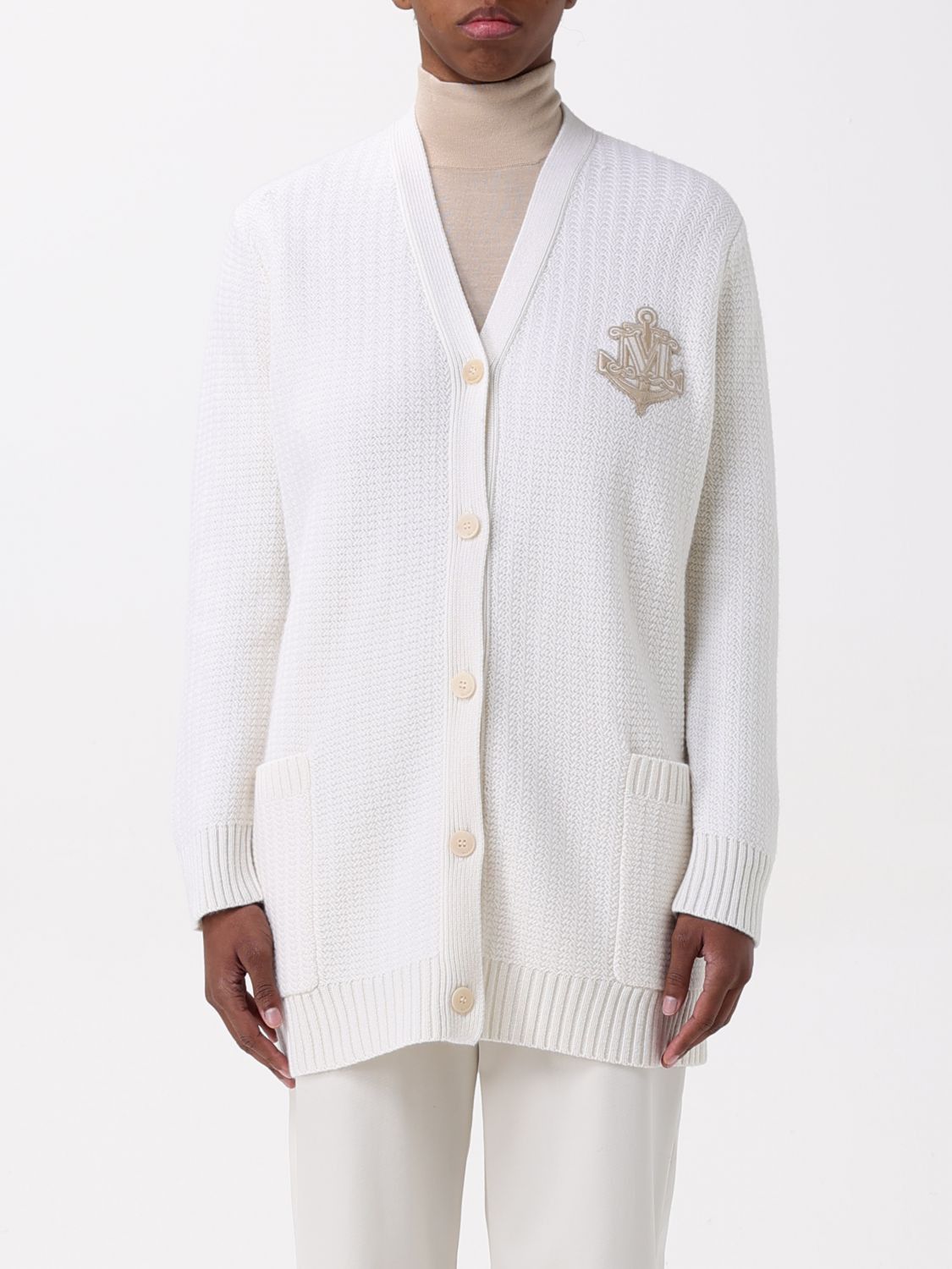 Max Mara Max Mara Sweater Woman White Size S / US 4 / IT 40 - 1 Thumbnail