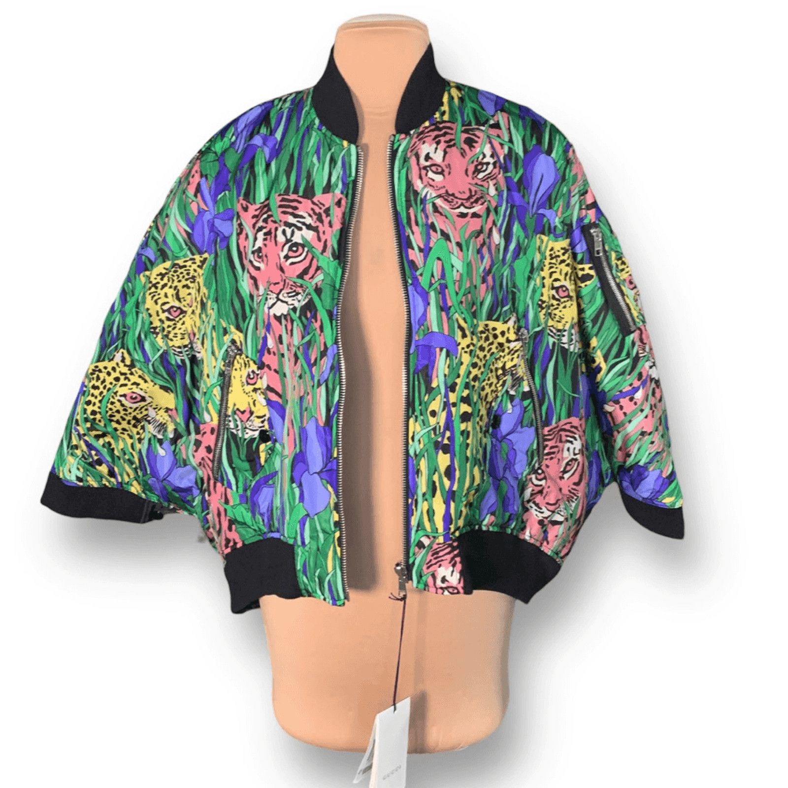 Gucci Gucci Feline Garden Reversible Bomber Jacket Multicolor 38 Size XS / US 0-2 / IT 36-38 - 3 Thumbnail