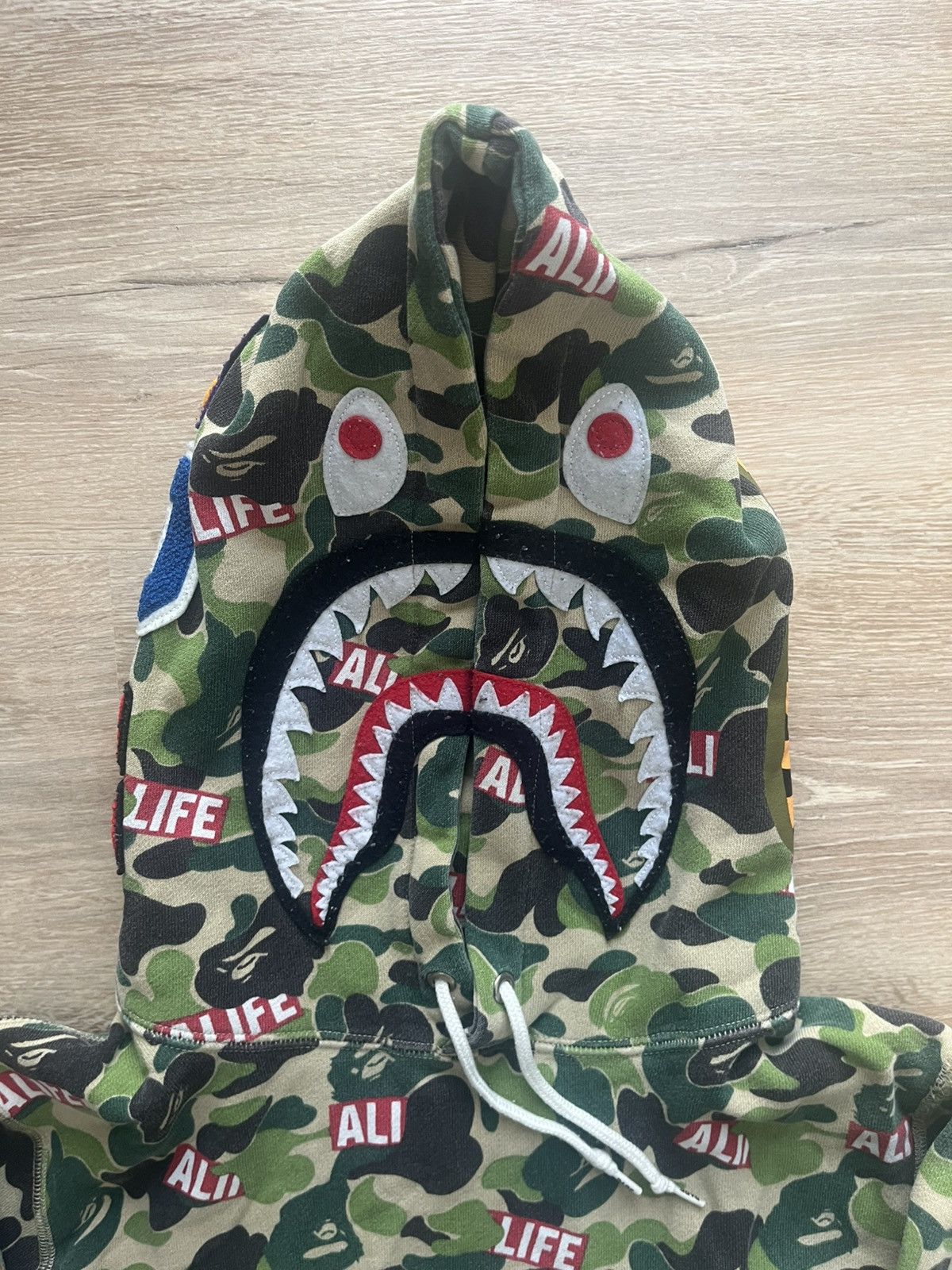 Bape Bape shark full zip wgm camo streetwear japan luxury Size US S / EU 44-46 / 1 - 7 Thumbnail
