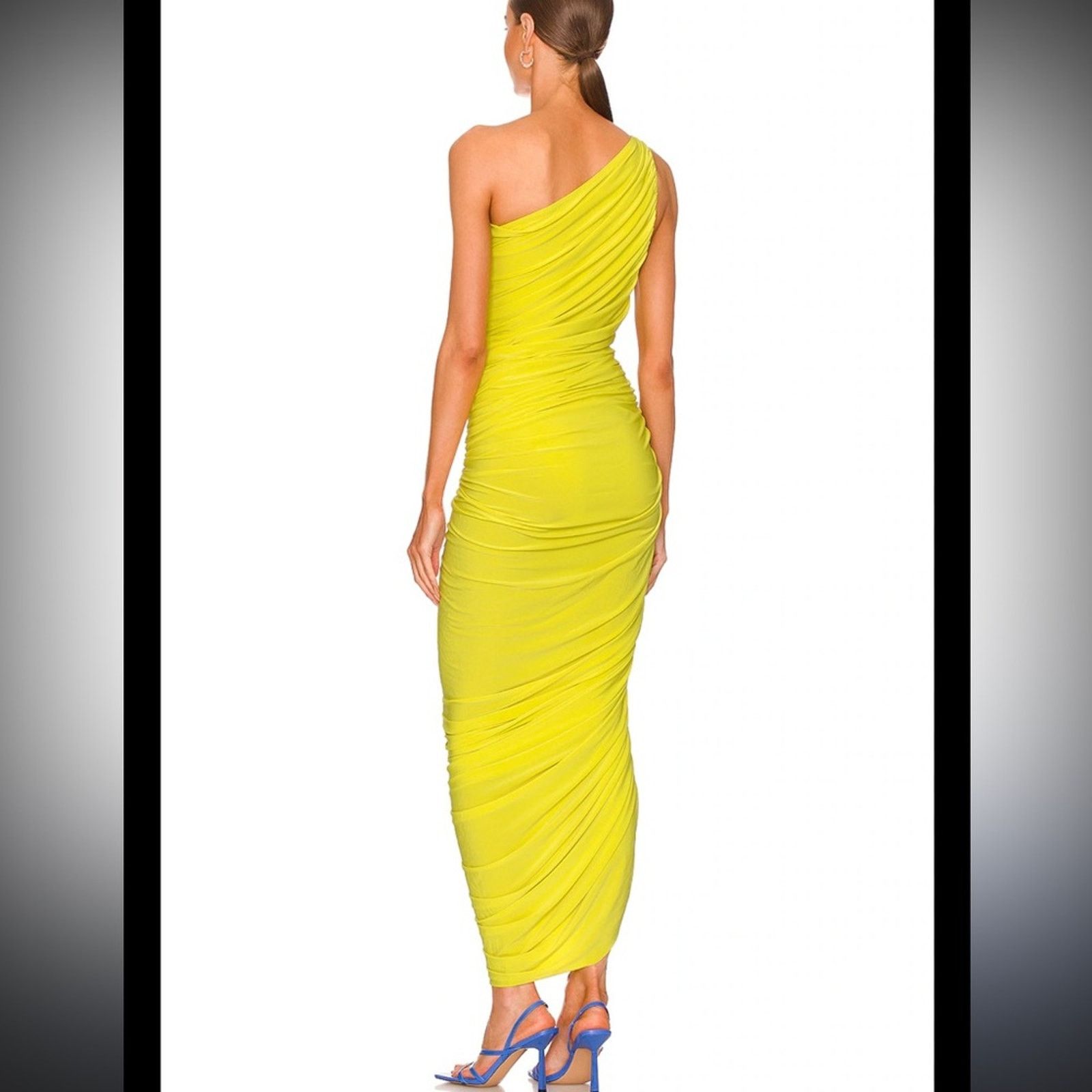 Norma Kamali Diana Gown - Size XS - Starfruit Yellow