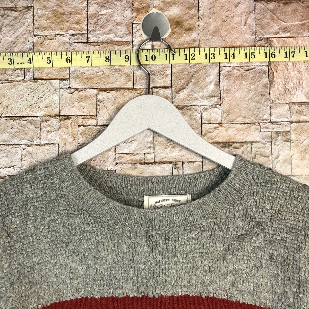 Vintage Nothen Truck Red Knitwear #A1217 Size M / US 6-8 / IT 42-44 - 4 Thumbnail