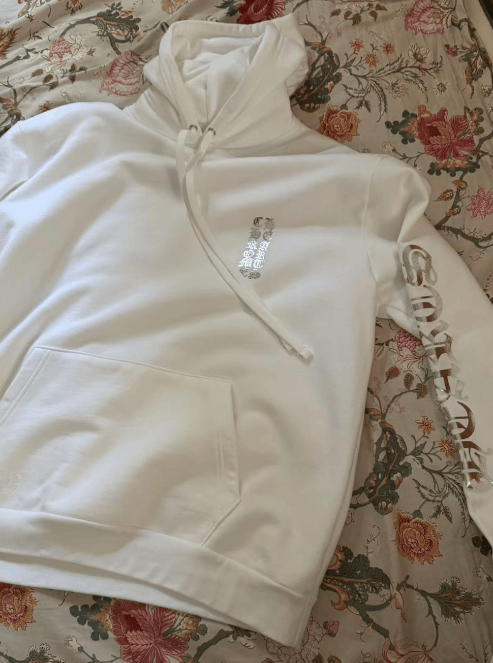 Chrome Hearts Chrome Hearts White Foil Hoodie | Grailed