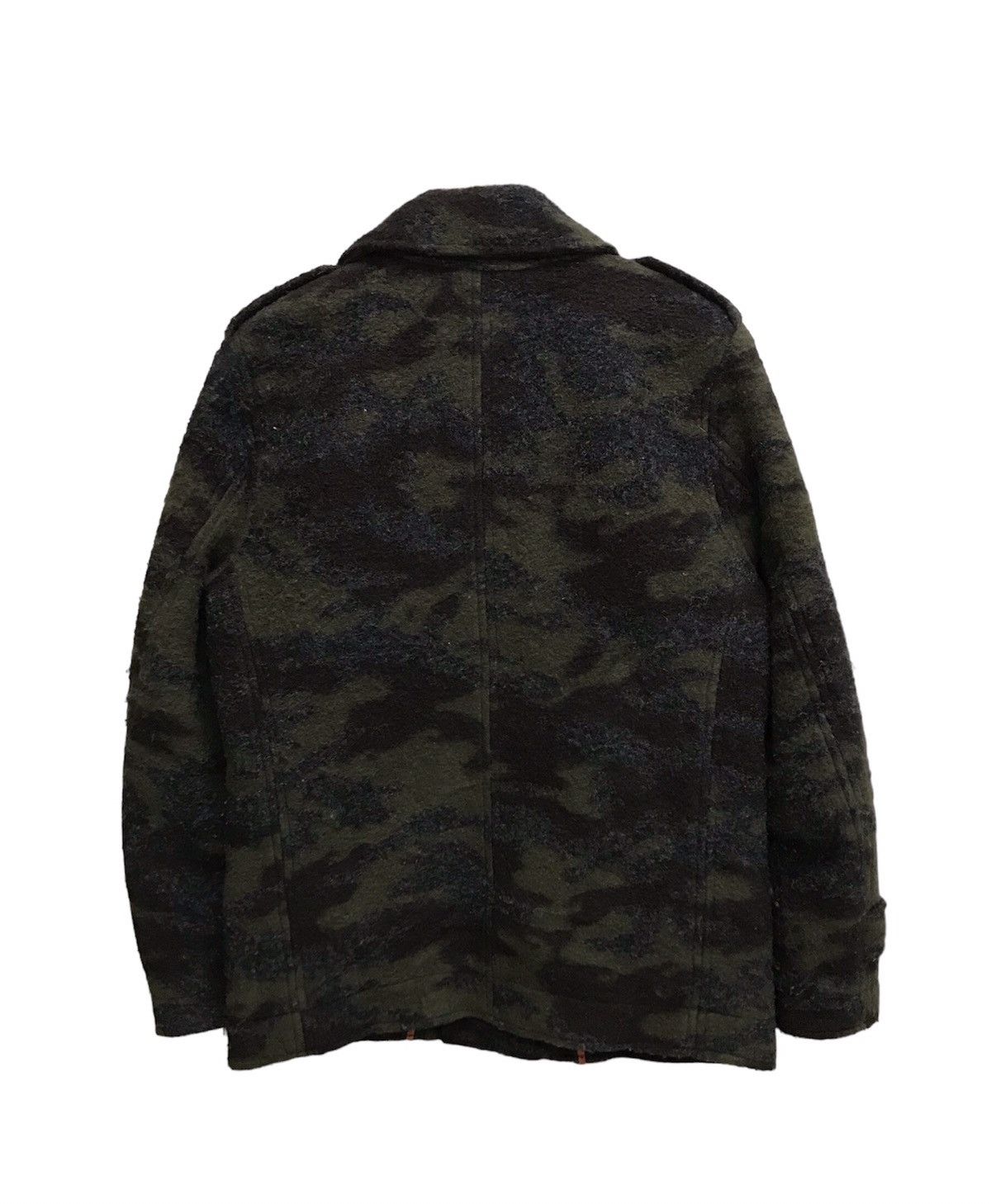 Japanese Brand × Vintage VINTAGE 291295 HOMME CAMO STYLE WOOL COAT JACKET Size US M / EU 48-50 / 2 - 2 Thumbnail