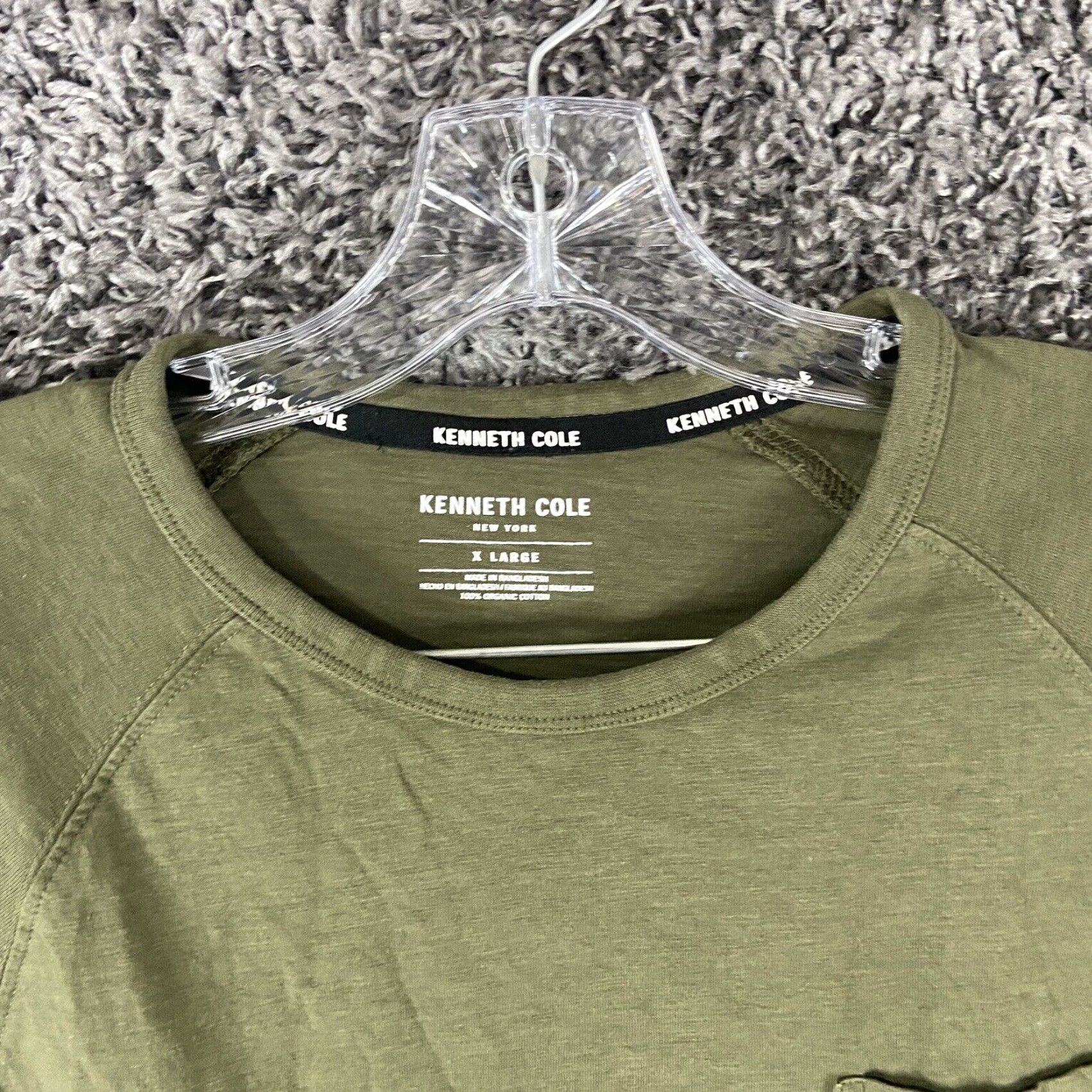Kenneth Cole KENNETH COLE Green Long Sleeve T-Shirt Men’s XL Size US XL / EU 56 / 4 - 5 Thumbnail