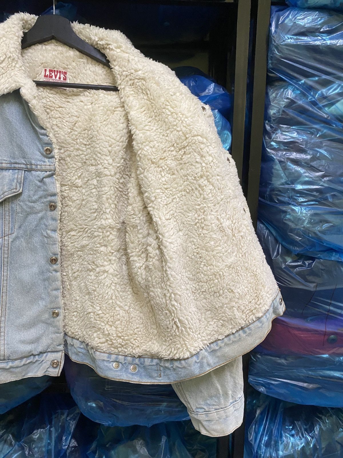 Levi's VINTAGE 80S LEVIS SHERPA LINING TRUCKER JACKET MADE IN USA Size US M / EU 48-50 / 2 - 10 Thumbnail