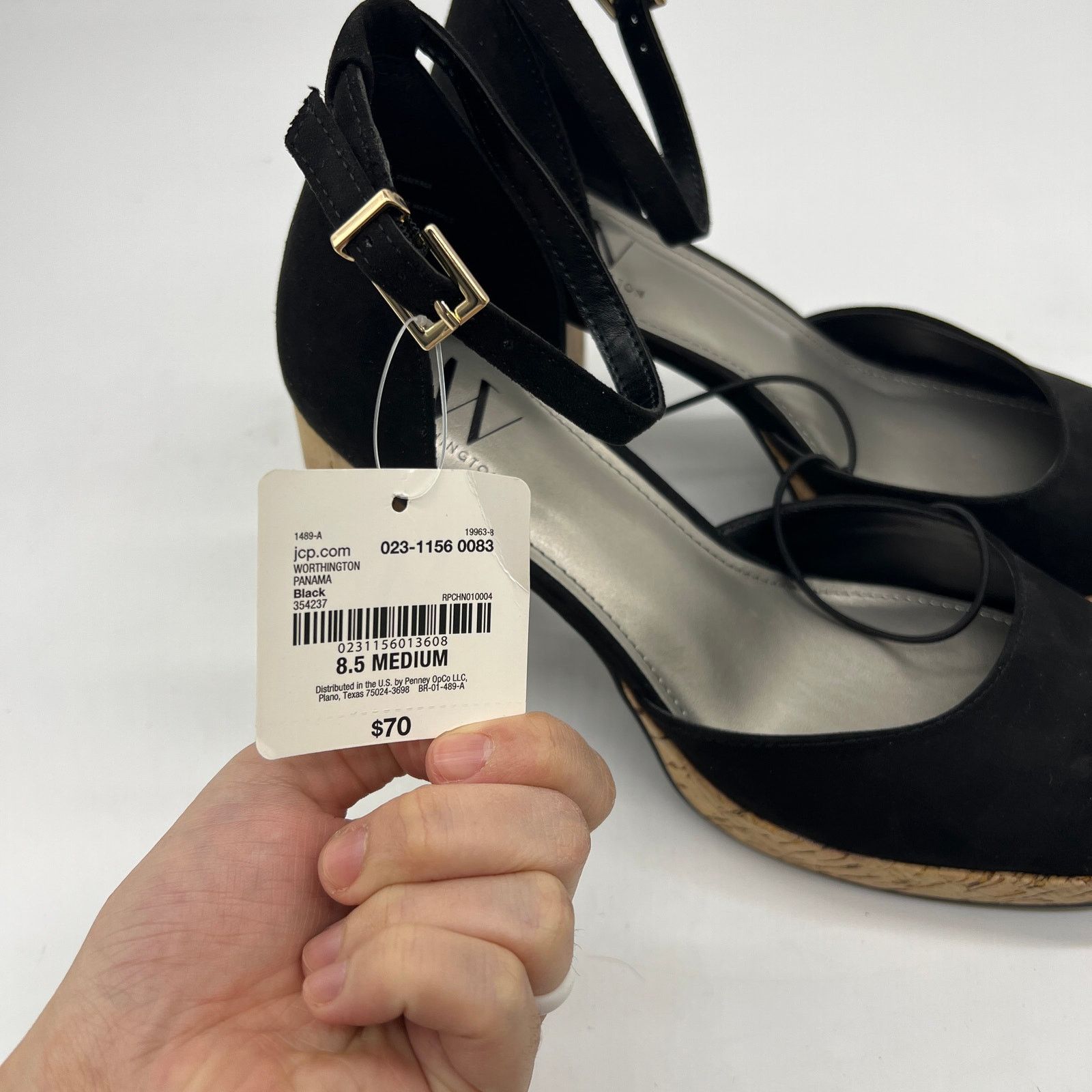 Other Worthington Womens Panama Block Heel Pumps Size US 8.5 / IT 38.5 - 4 Thumbnail