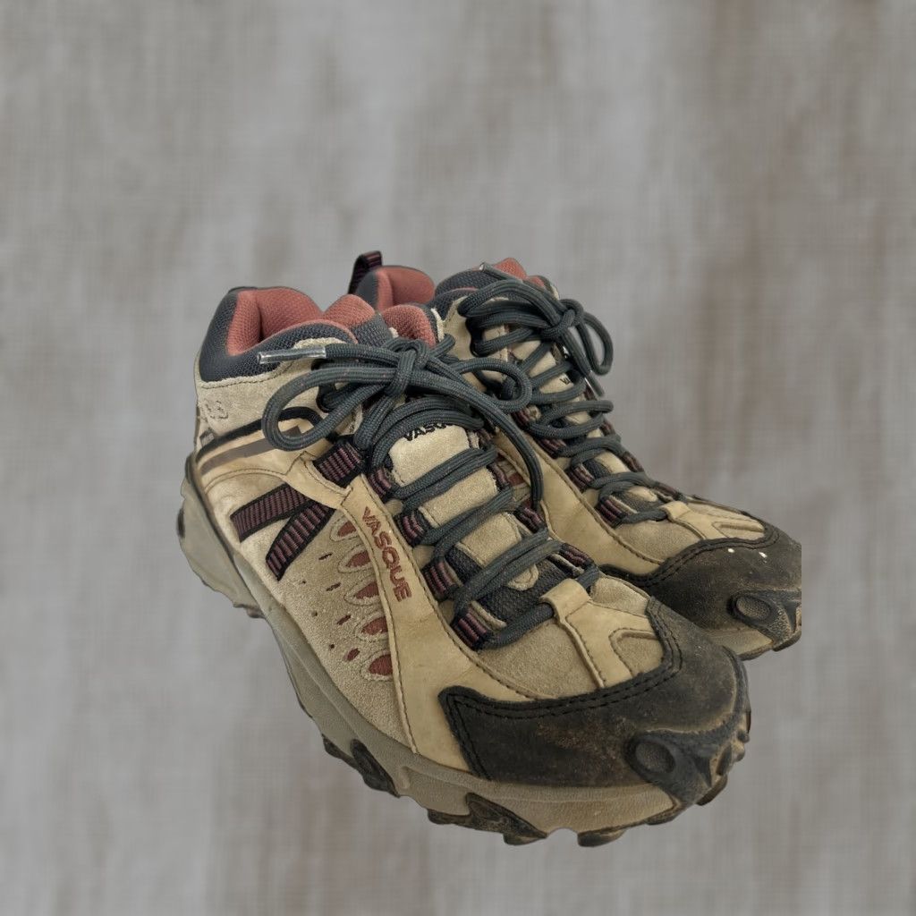 Vasque Vasque Women’s Breeze Boot Hiking Type: Boot Size 8 Tan Black & Brick Red Women Mens? Size US 6 / IT 36 - 1 Thumbnail