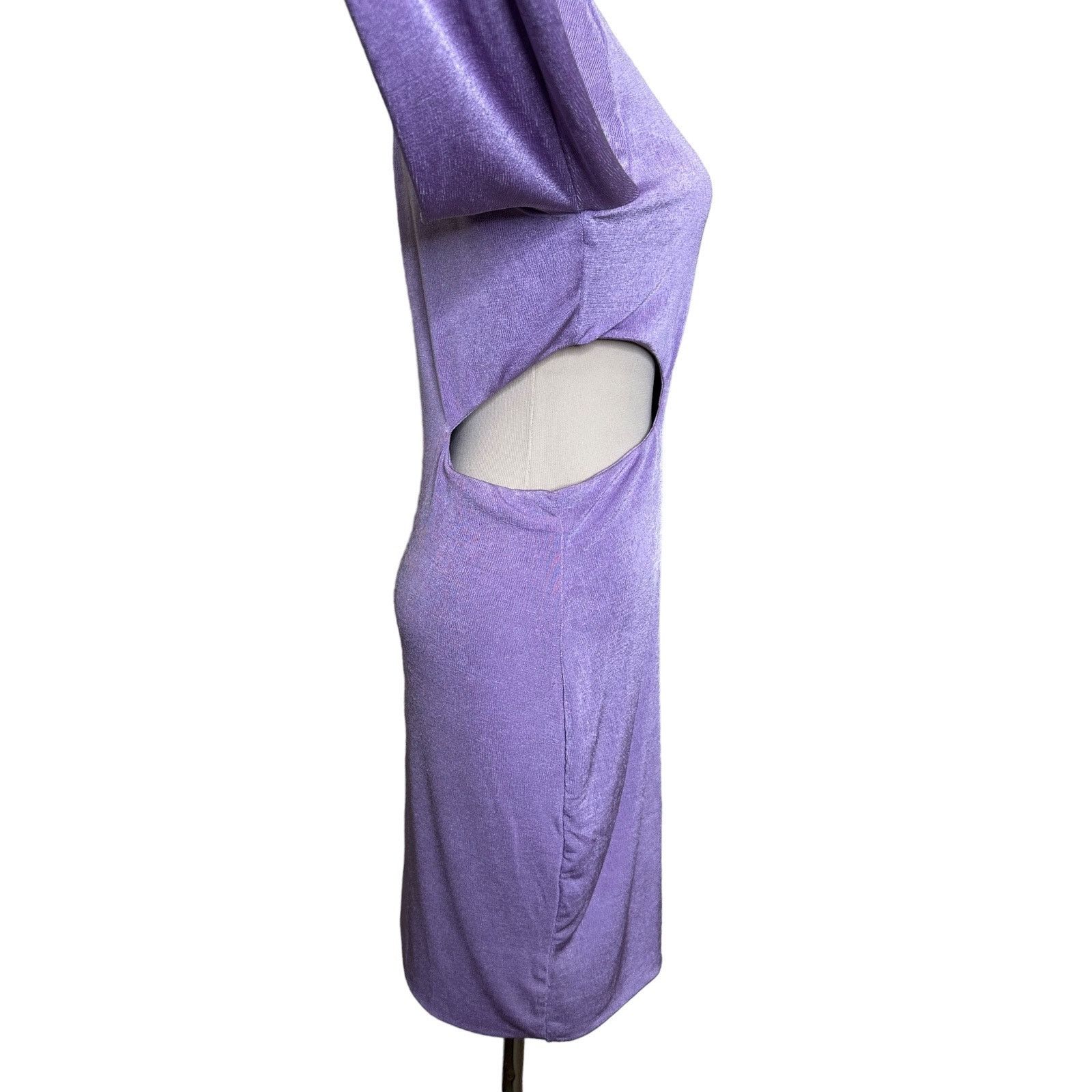 PRINCESS POLLY Princess Polly xx lilac one shoulder cut out dress size 10 Size L / US 10 / IT 46 - 9 Thumbnail