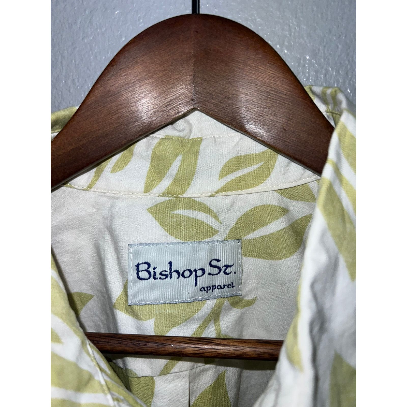 Vintage Bishop Street Hawaiian Shirt Button Up Green Tee XL VTG Size US XL / EU 56 / 4 - 6 Thumbnail