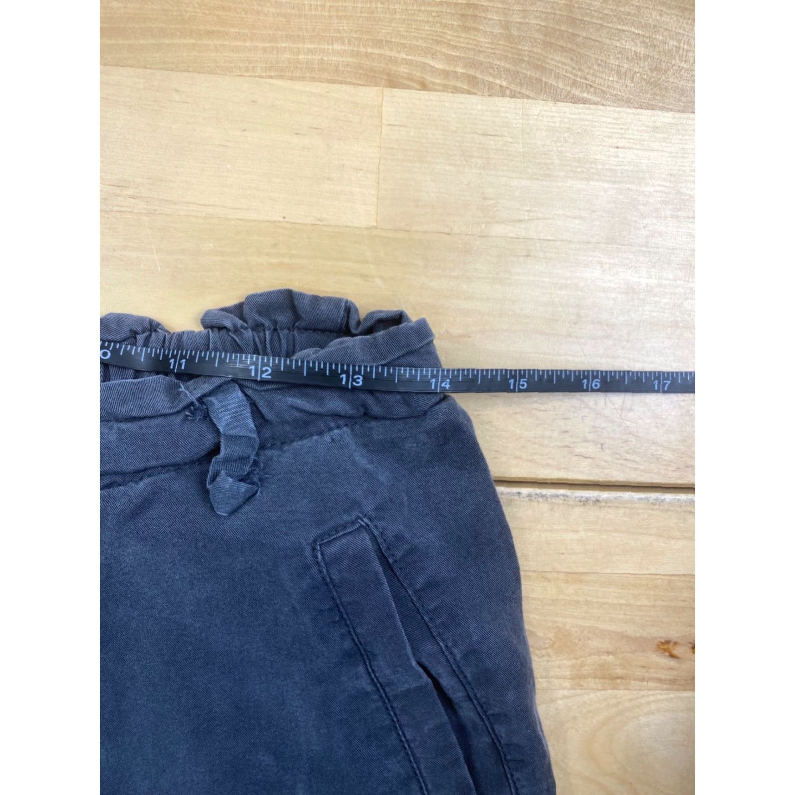 Vintage Betabrand Pants Womens XS Gray Casual Drawstring Inseam 28" Flat Front Ankle City Style - Regular Rise Mens? Size 26" / US 2 / IT 38 - 4 Thumbnail