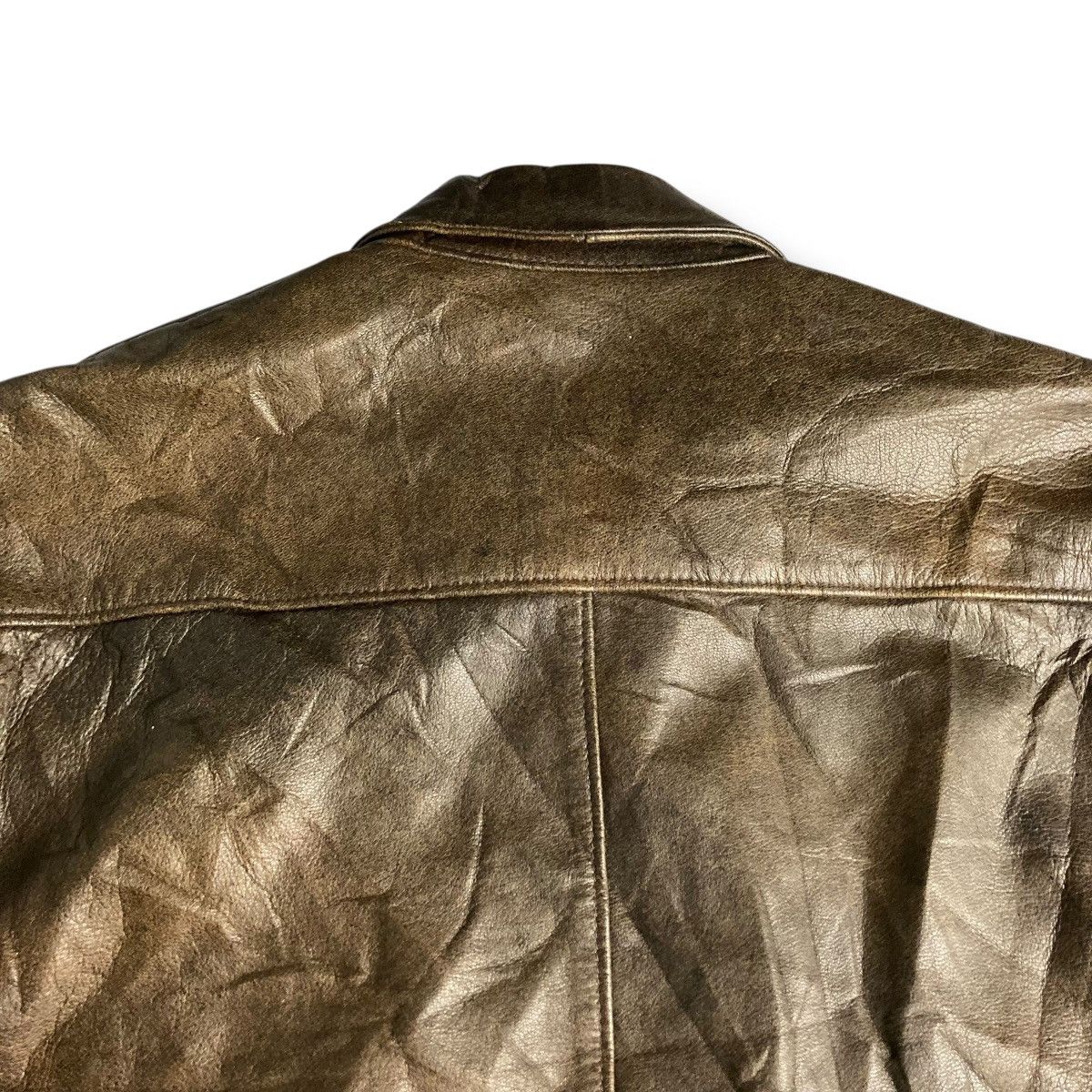 Golden Bear VINTAGE 80s GOLDEN BEAR GENUINE LEATHER BOMBER JACKET Size US XL / EU 56 / 4 - 9 Thumbnail