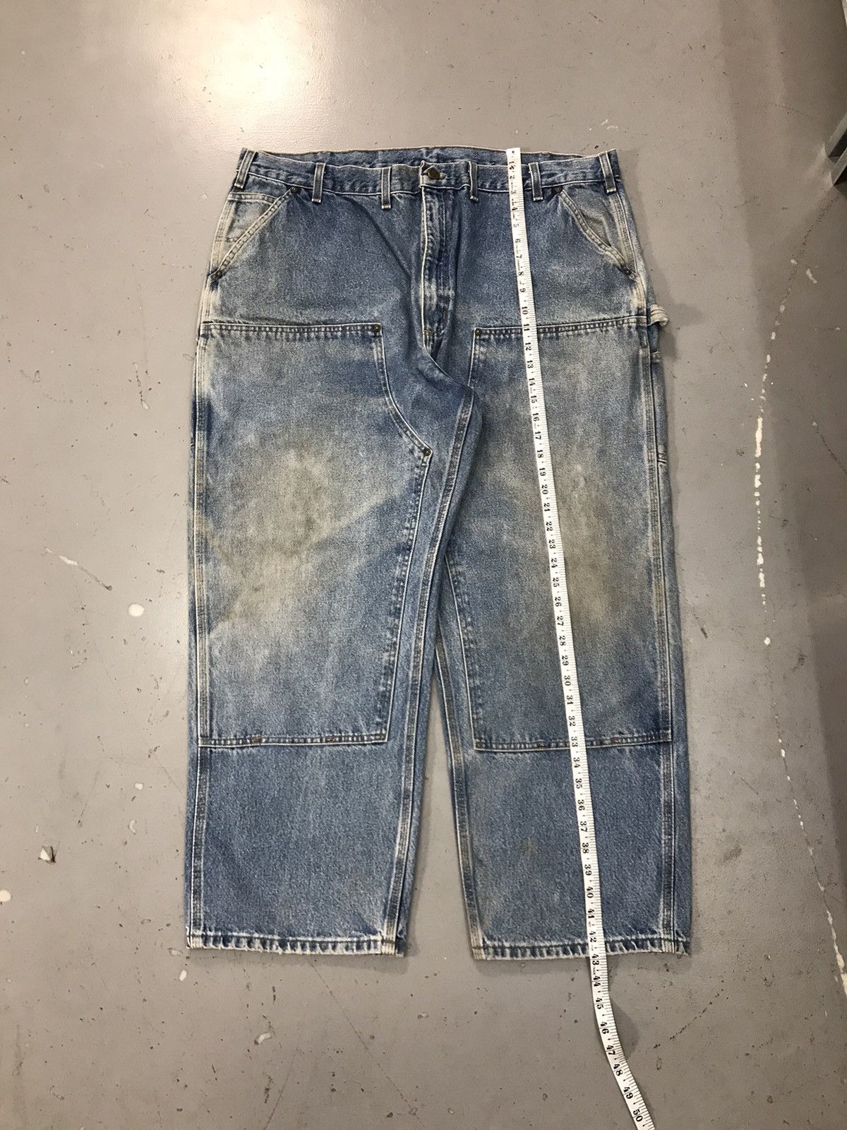 Carhartt × Vintage Vintage Carhartt B73 DST double knee denim Size US 44 / EU 60 - 3 Thumbnail