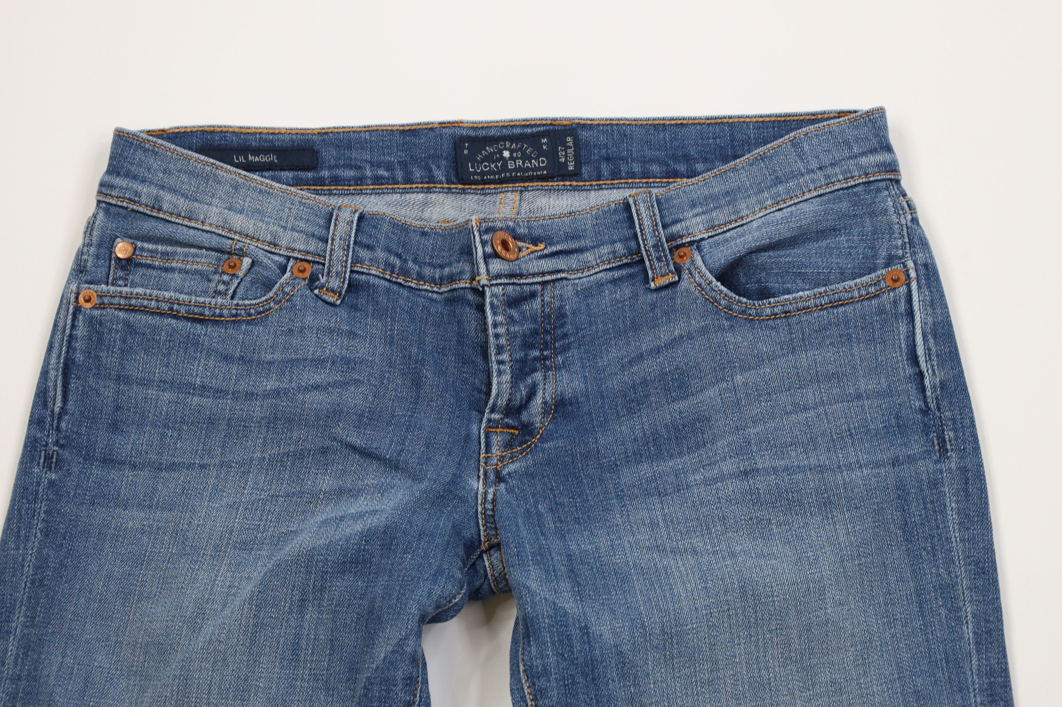 Lucky Brand Vintage Y2K Lucky Brand Lil Maggie Flared Denim Jeans Size 27" / US 4 / IT 40 - 2 Thumbnail