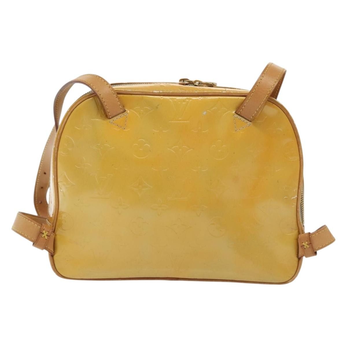 Louis Vuitton LOUIS VUITTON Monogram Vernis Marley Backpack Gris M91038 Size ONE SIZE - 3 Thumbnail