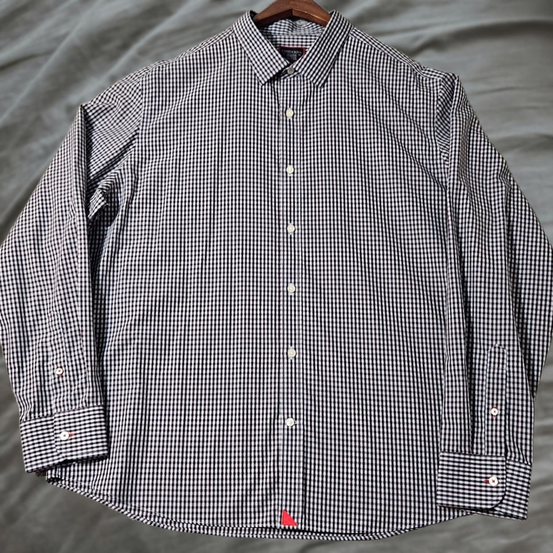 UNTUCKit UNTUCKit Pio Cesare Blue Check Long Sleeve Button Up Shirt Mens 2XL Wrinkle Free Size US XXL / EU 58 / 5 - 1 Thumbnail