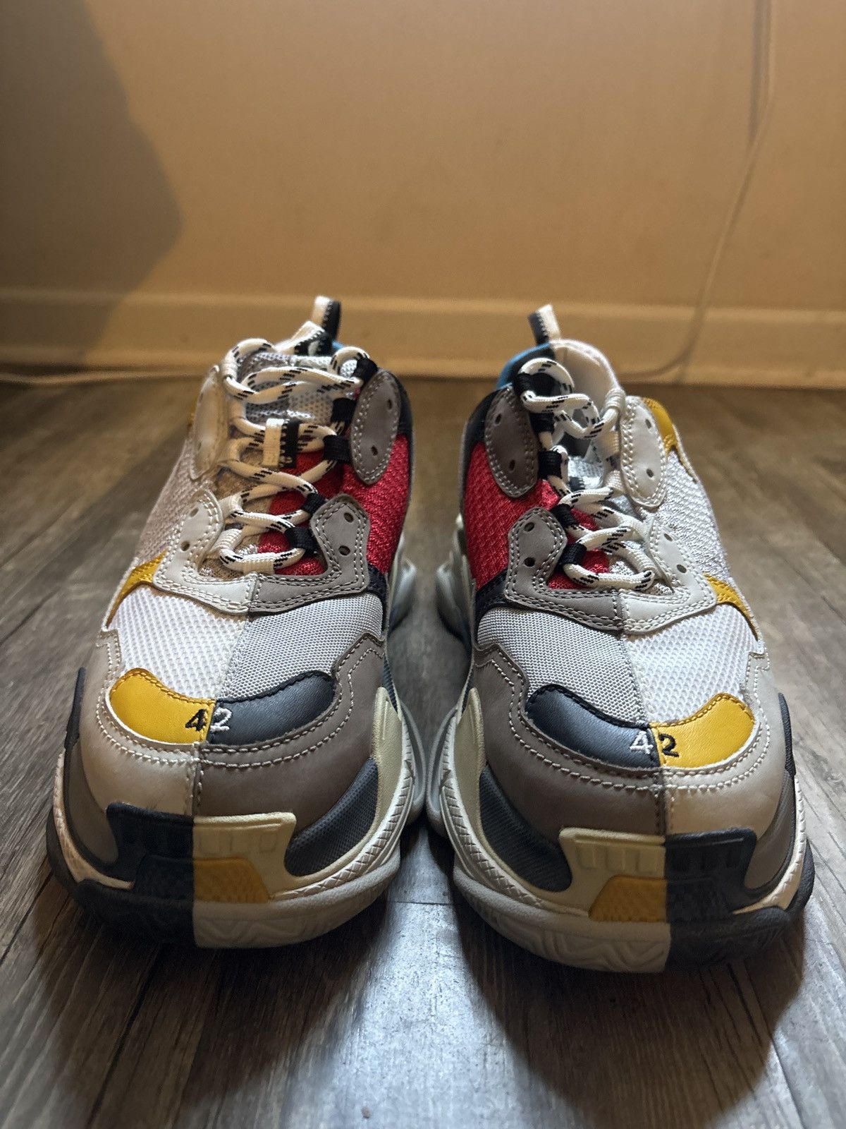 Balenciaga Balenciaga Triple S ‘Split’ Chunky Sneakers Size US 9 / EU 42 - 2 Thumbnail