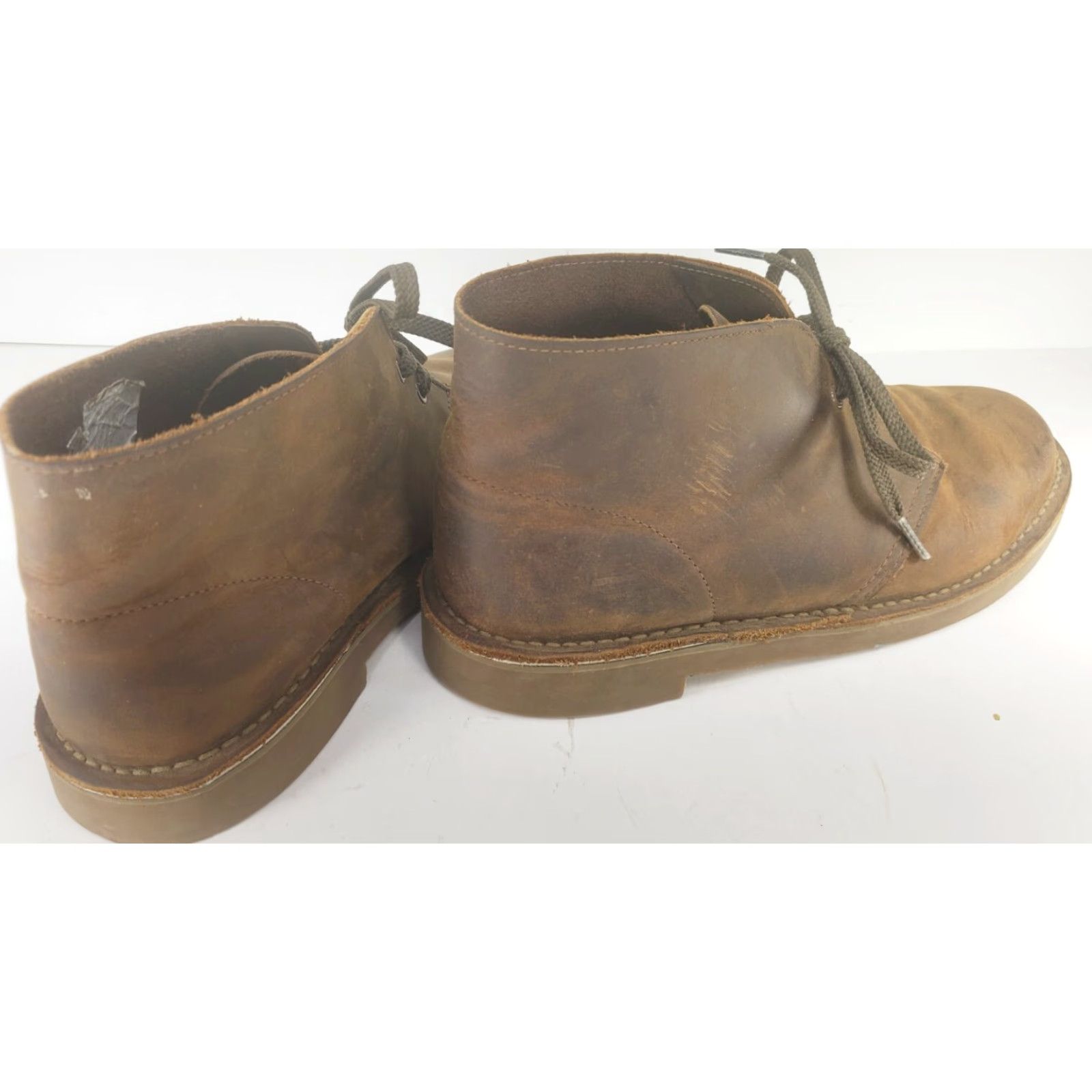 Clarks Clarks Bushacre 2 Mens 7.5 Brown Leather Chukka Desert Ankle Boots 15522 Size US 8 / EU 41 - 4 Thumbnail