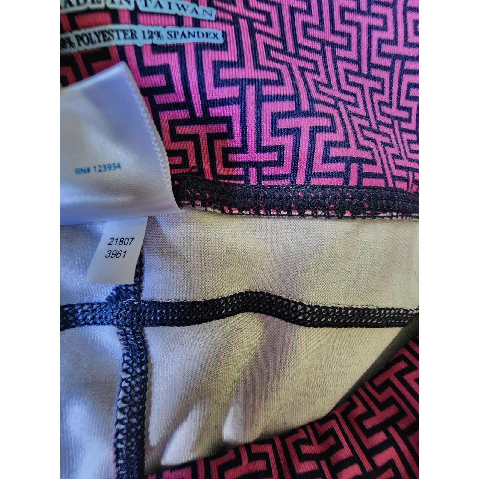 Southern Tide Southern Tide Performance Leggings Women's Large Pink/Navy Size 32" / US 10 / IT 46 - 4 Thumbnail