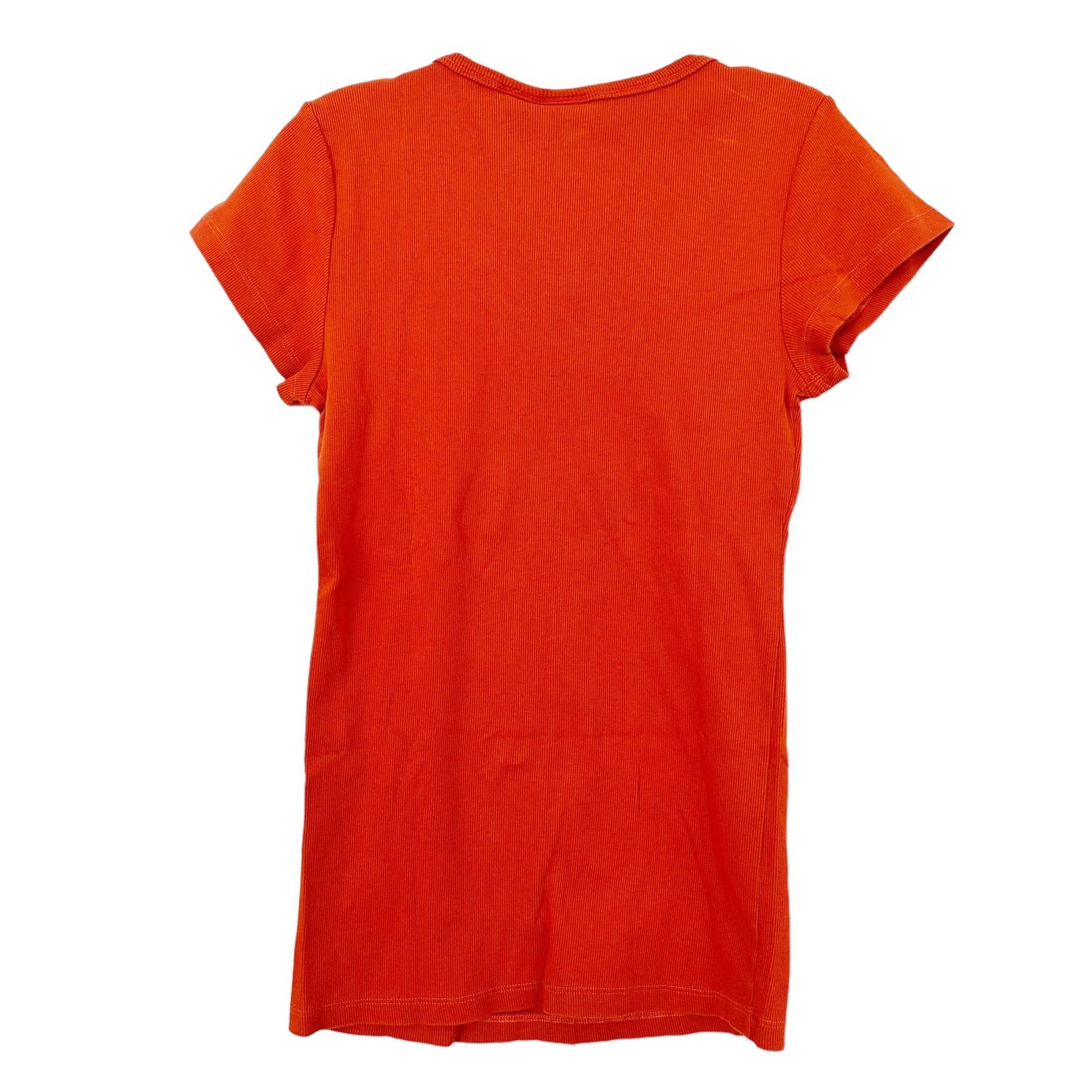 Harley Davidson Harley Davidson Orange Ribbed T Shirt Sz L Size L / US 10 / IT 46 - 3 Thumbnail
