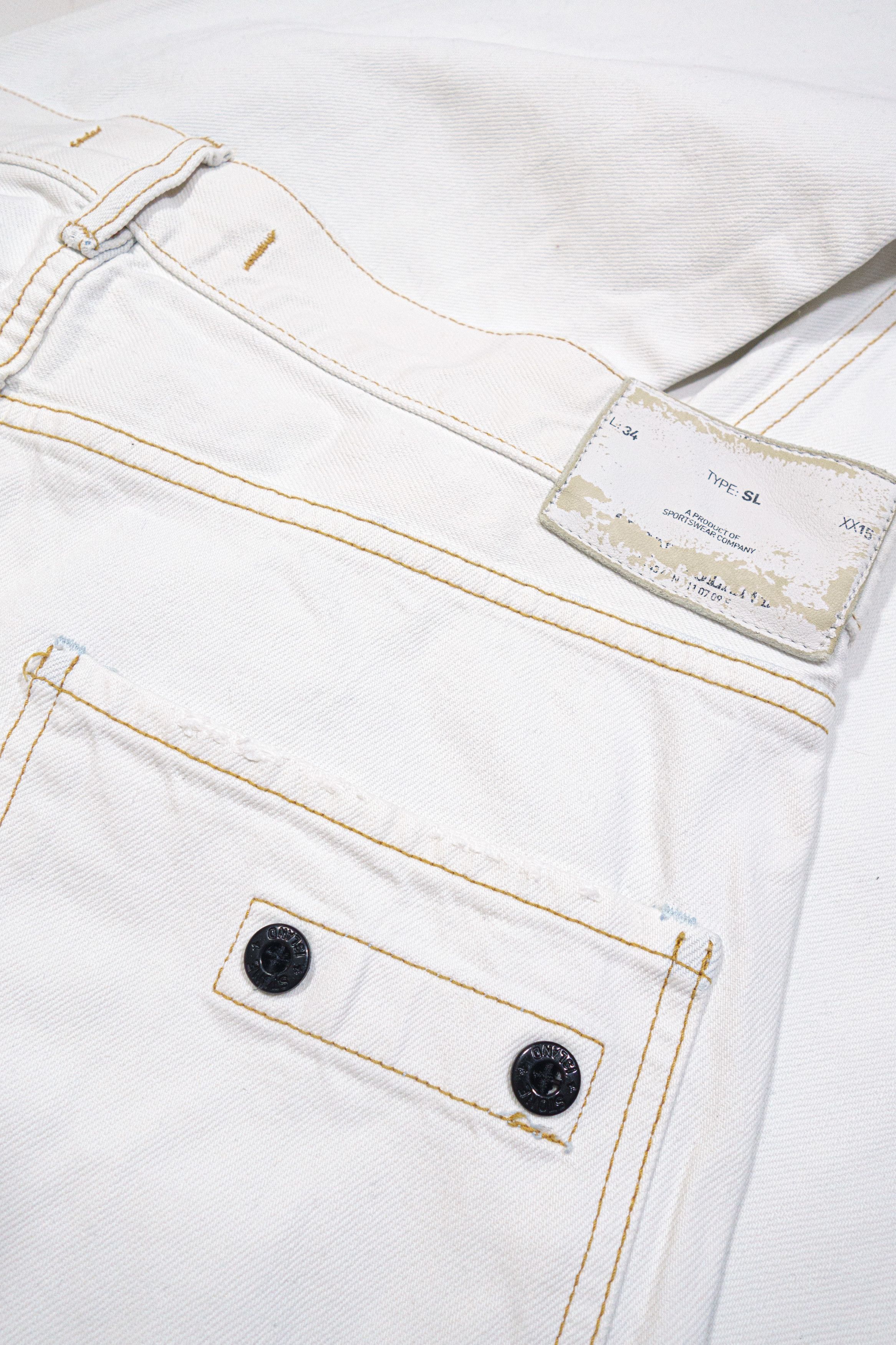 Stone Island S/S2011 White Jeans Size US 34 / EU 50 - 5 Thumbnail