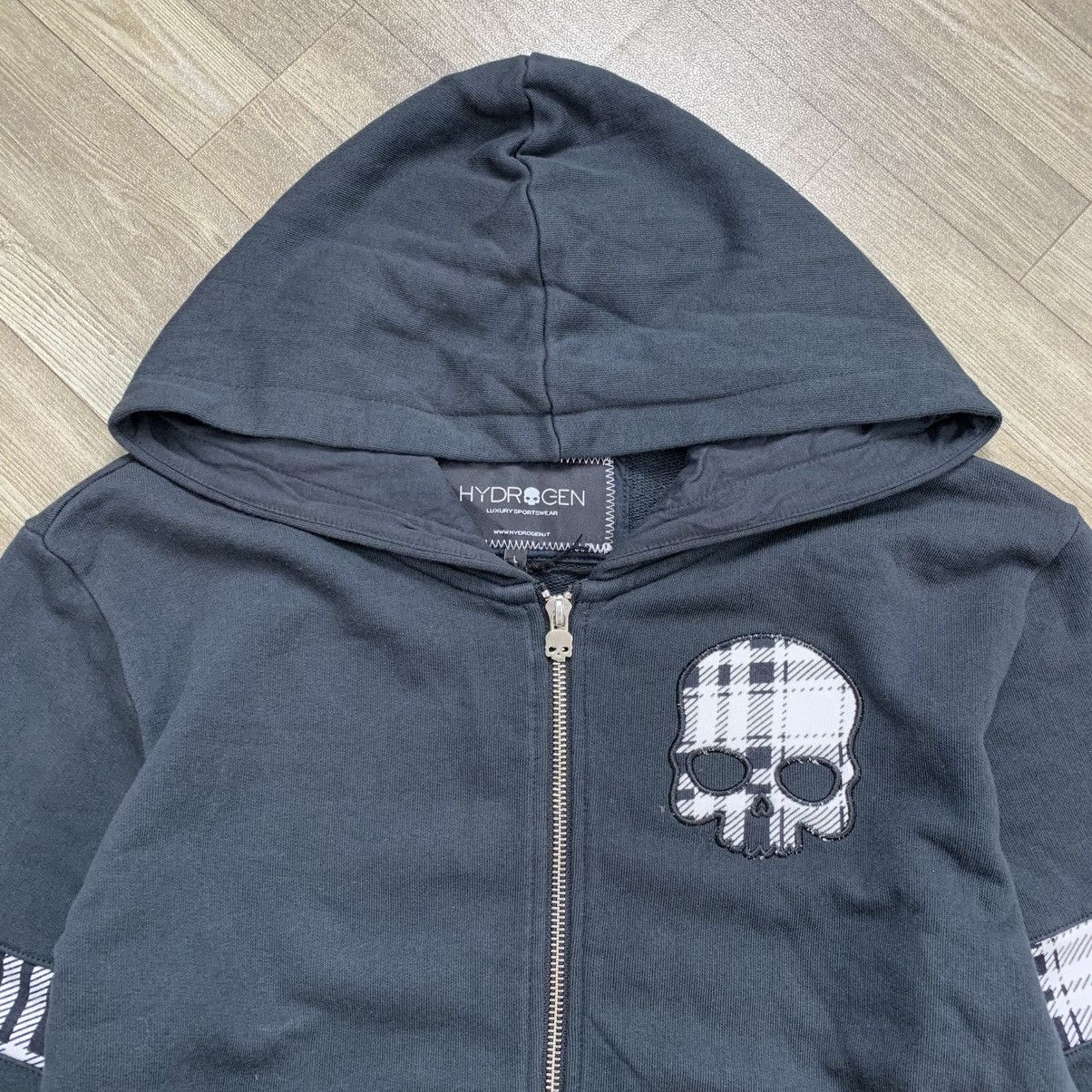 HYDROGEN Hydrogen Skull Number Zip Hoodie Black Size US L / EU 52-54 / 3 - 2 Thumbnail