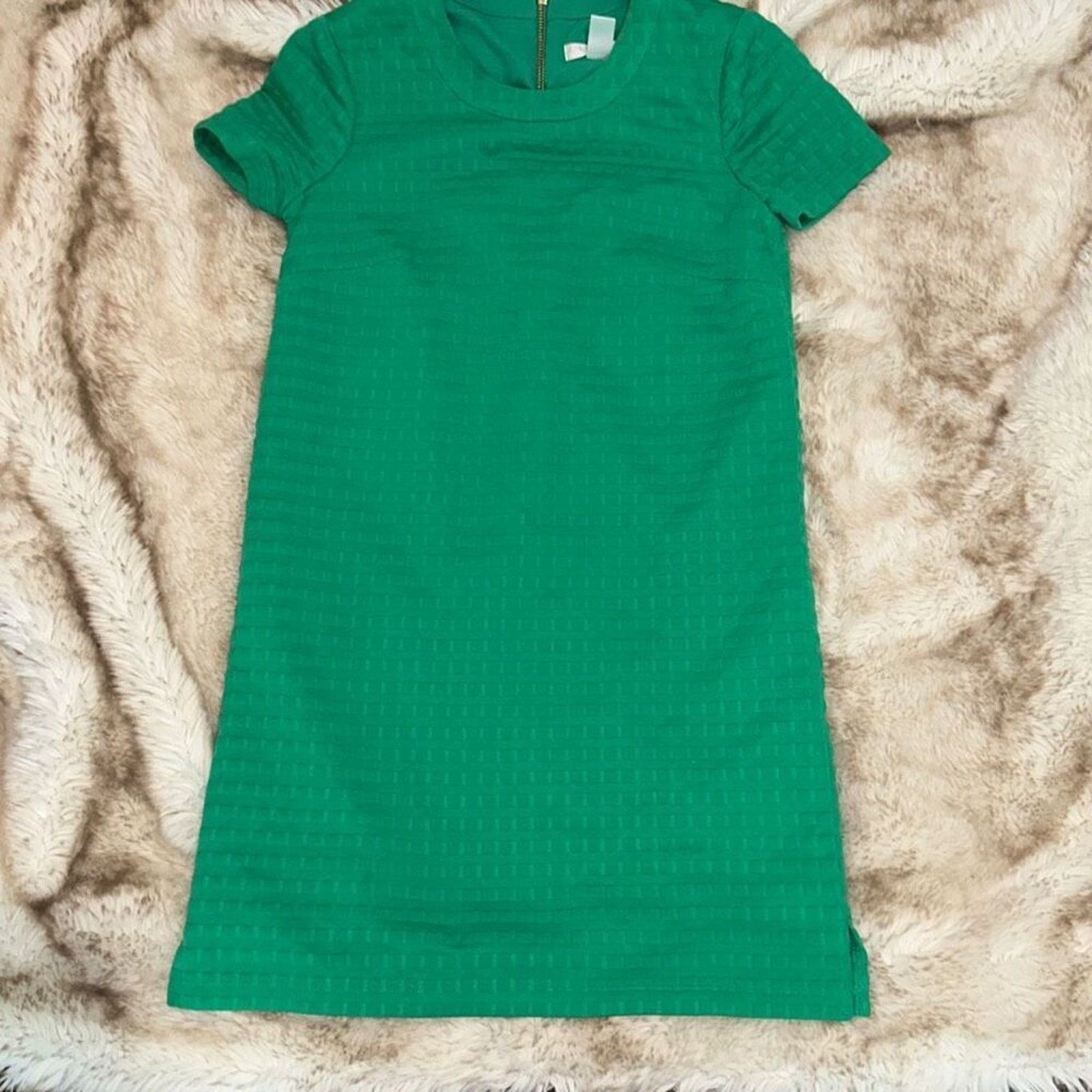 Other London Times Petite Green Checkered Shift Dress | Sz 4P Size S / US 4 / IT 40 - 3 Thumbnail