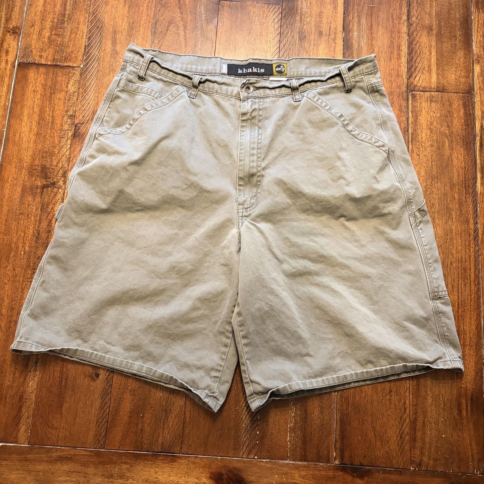 Levi's Vintage Levis SilverTab Shorts Mens 36 Green 11 Inseam 90s Size US 36 / EU 52 - 2 Thumbnail