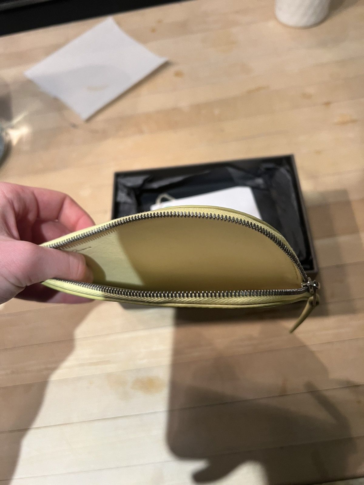 Rick Owens Rick Owens Lime Green Leather Wallet Size ONE SIZE - 4 Thumbnail