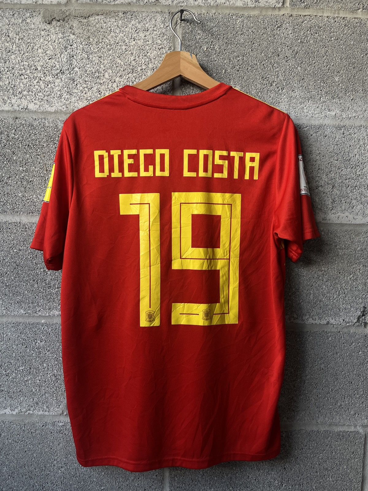 Adidas × Vintage Adidas España Diego Costa National Soccer Futbol Jersey Kit Size US M / EU 48-50 / 2 - 2 Thumbnail