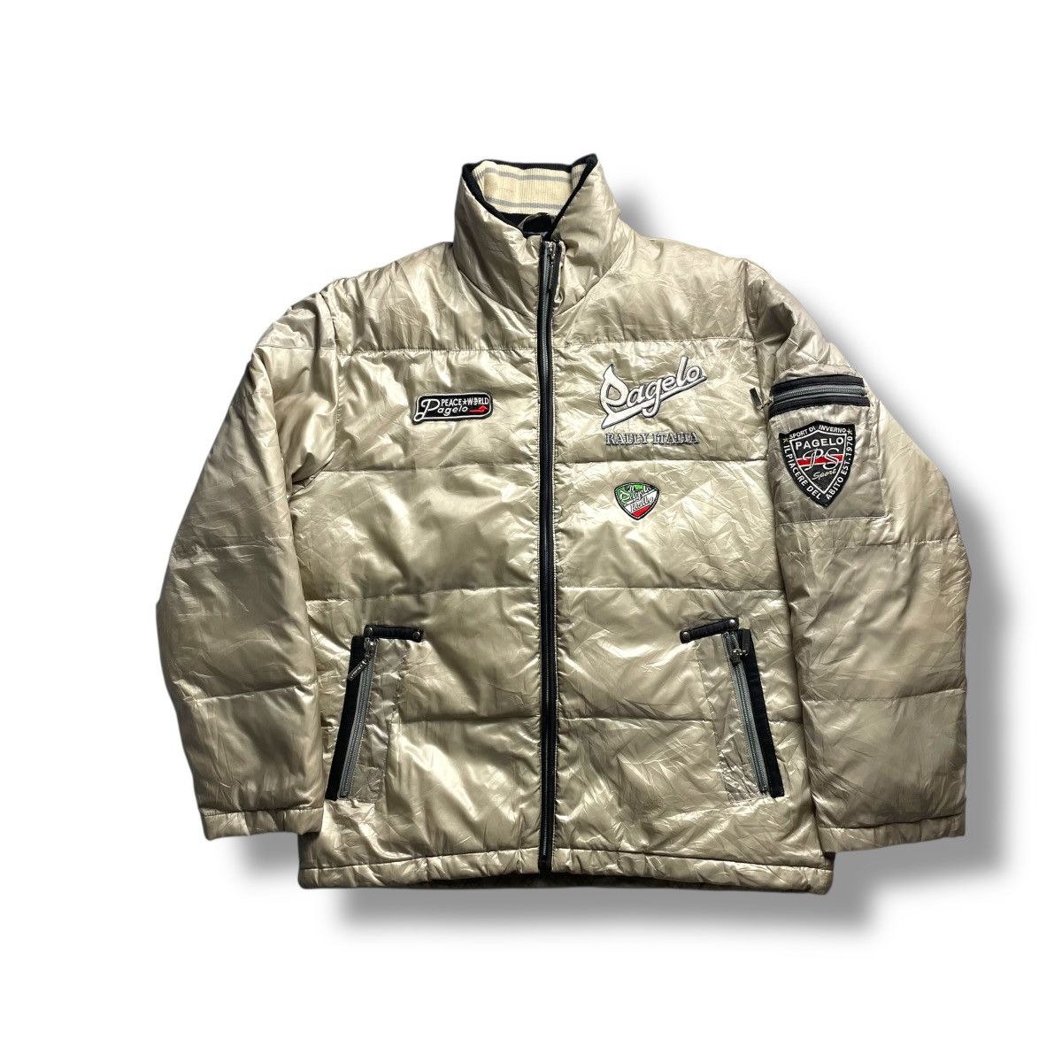 Japanese Brand VINTAGE PALEGO SPORTS PUFFER DOWN JACKET Size US L / EU 52-54 / 3 - 1 Thumbnail