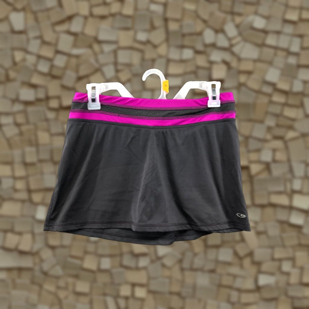 Champion C9 Champion Skort Womens Size S Gray Pink Duo Dry Draw String Shorts Skort Athletic Activewear Womens Size ONE SIZE - 1 Thumbnail