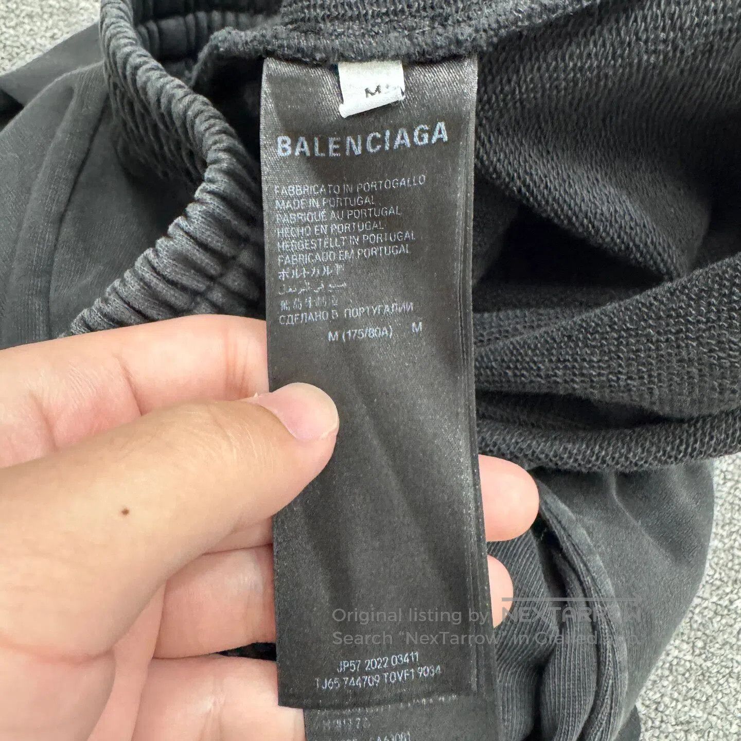 Balenciaga Balenciaga sizem Worn-out, tight-fitting sport pants| Size US 30 / EU 46 - 5 Thumbnail