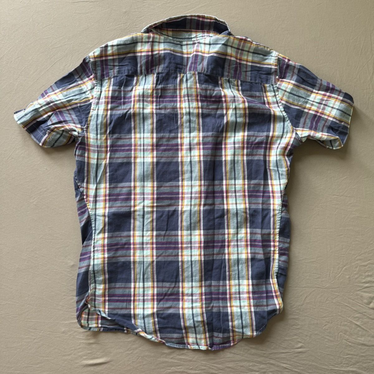 Other MTailor Plaid Cotton Short Sleeve Shirt Size US M / EU 48-50 / 2 - 2 Thumbnail