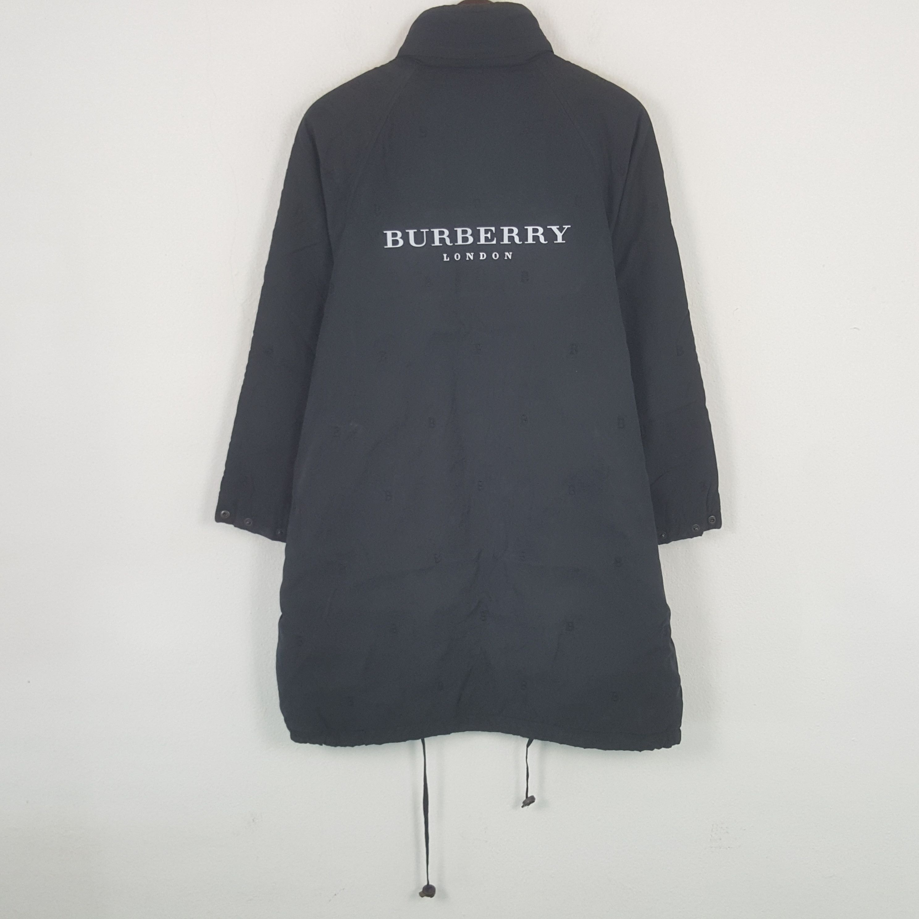 Burberry Vintage Burberrys Custom Spell Out Long Zipper Jacket Size US M / EU 48-50 / 2 - 1 Thumbnail