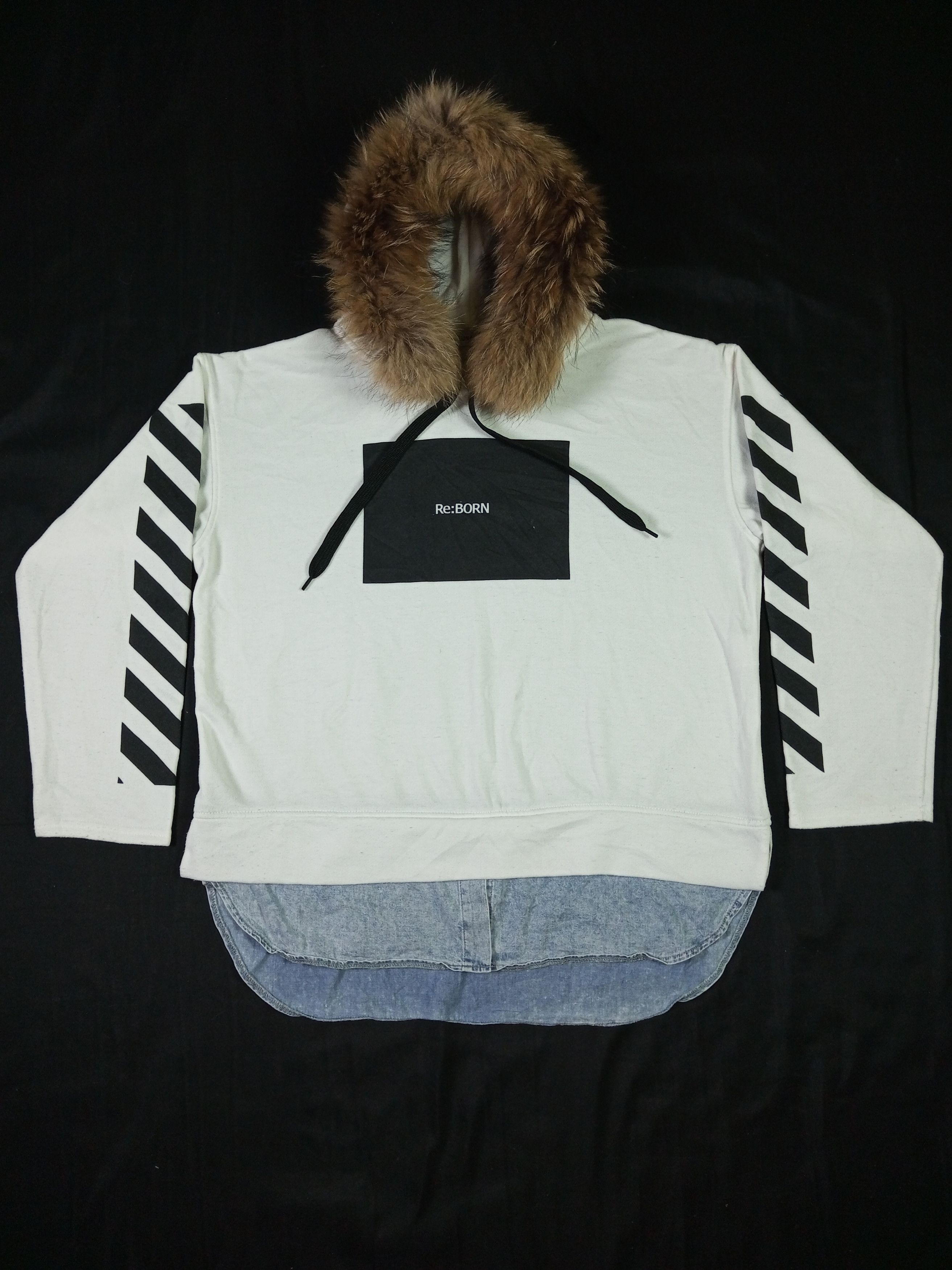 Japanese Brand Lunacion Double Layer Oversize Fur Hoodie If6was9 Lgb Style Size US M / EU 48-50 / 2 - 1 Thumbnail