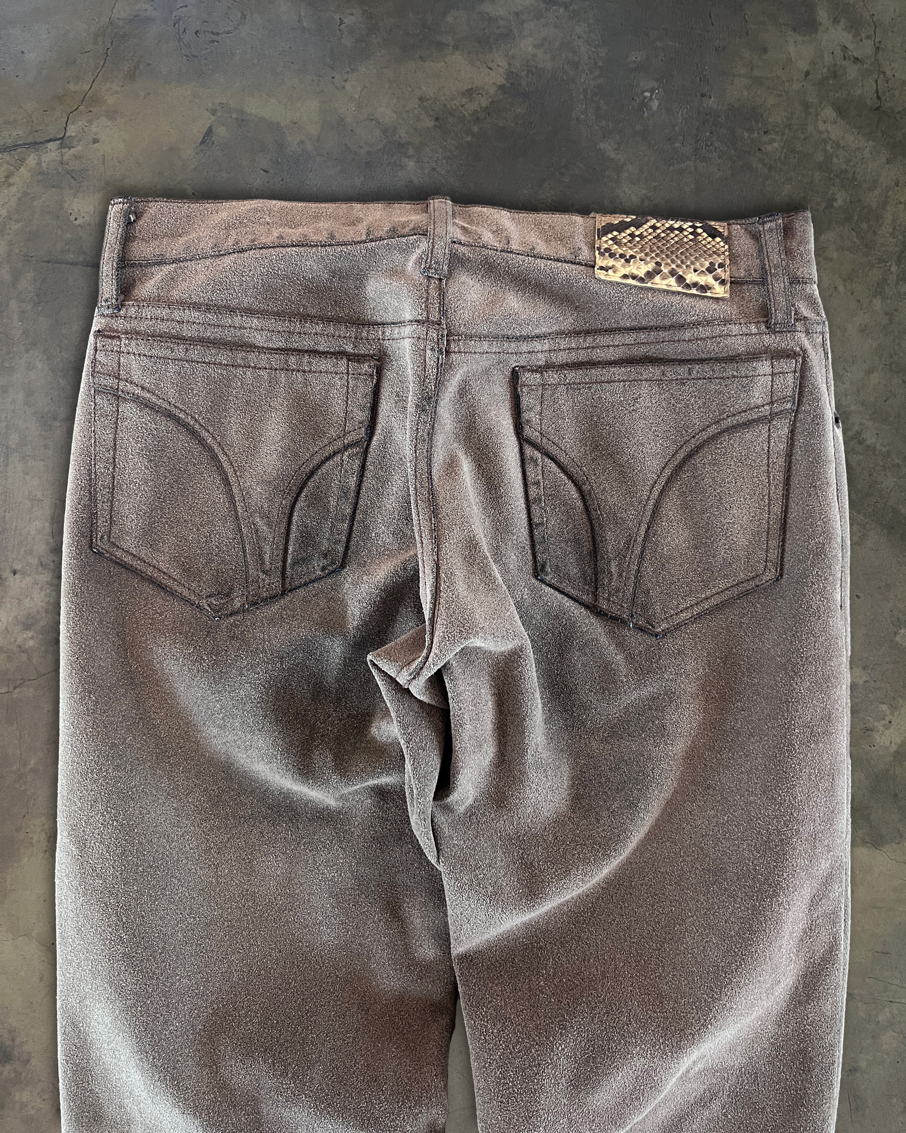 Patrick Cox PATRICK COX SUEDE TROUSERS Size US 30 / EU 46 - 5 Thumbnail