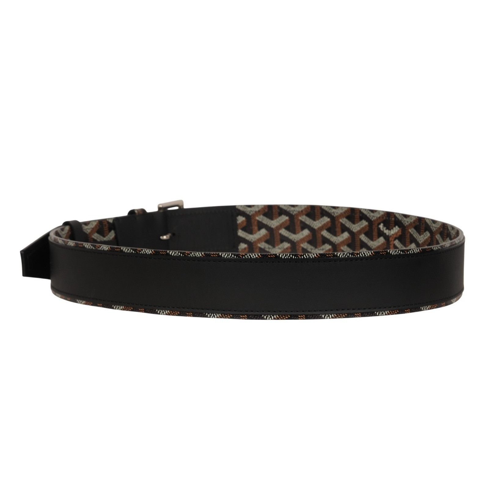 Goyard Florida II Belt 90 29 30 31 Black Brown Goyardine Canvas Size ONE SIZE - 12 Thumbnail