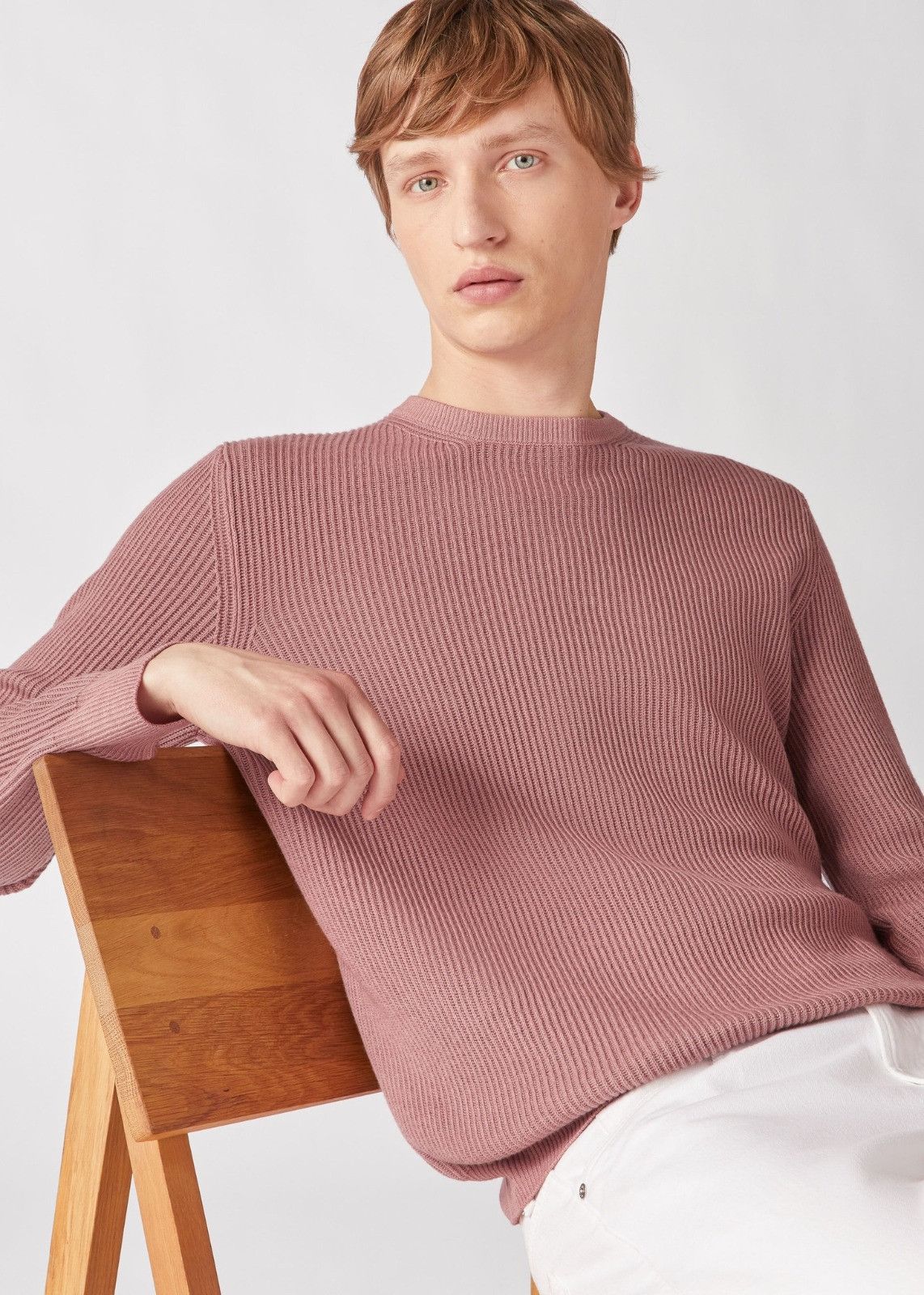 Loro Piana o1srvl11e1124 Roundneck Cashmere Sweater in Pink Size US S / EU 44-46 / 1 - 2 Thumbnail