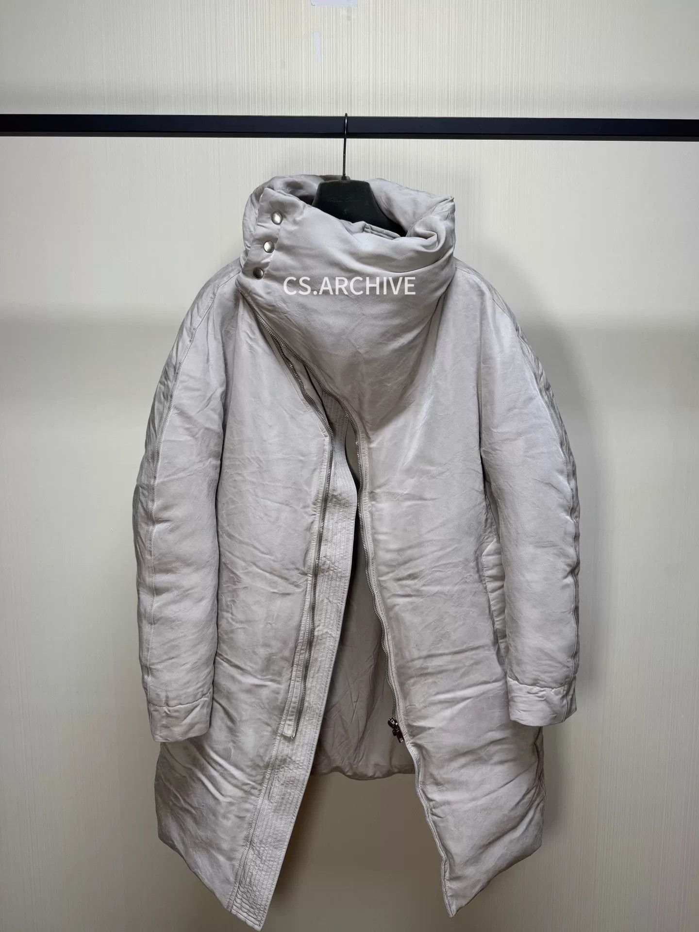Rick Owens Rick Owens Slant Placket Down Shearling Coat Size US M / EU 48-50 / 2 - 1 Thumbnail