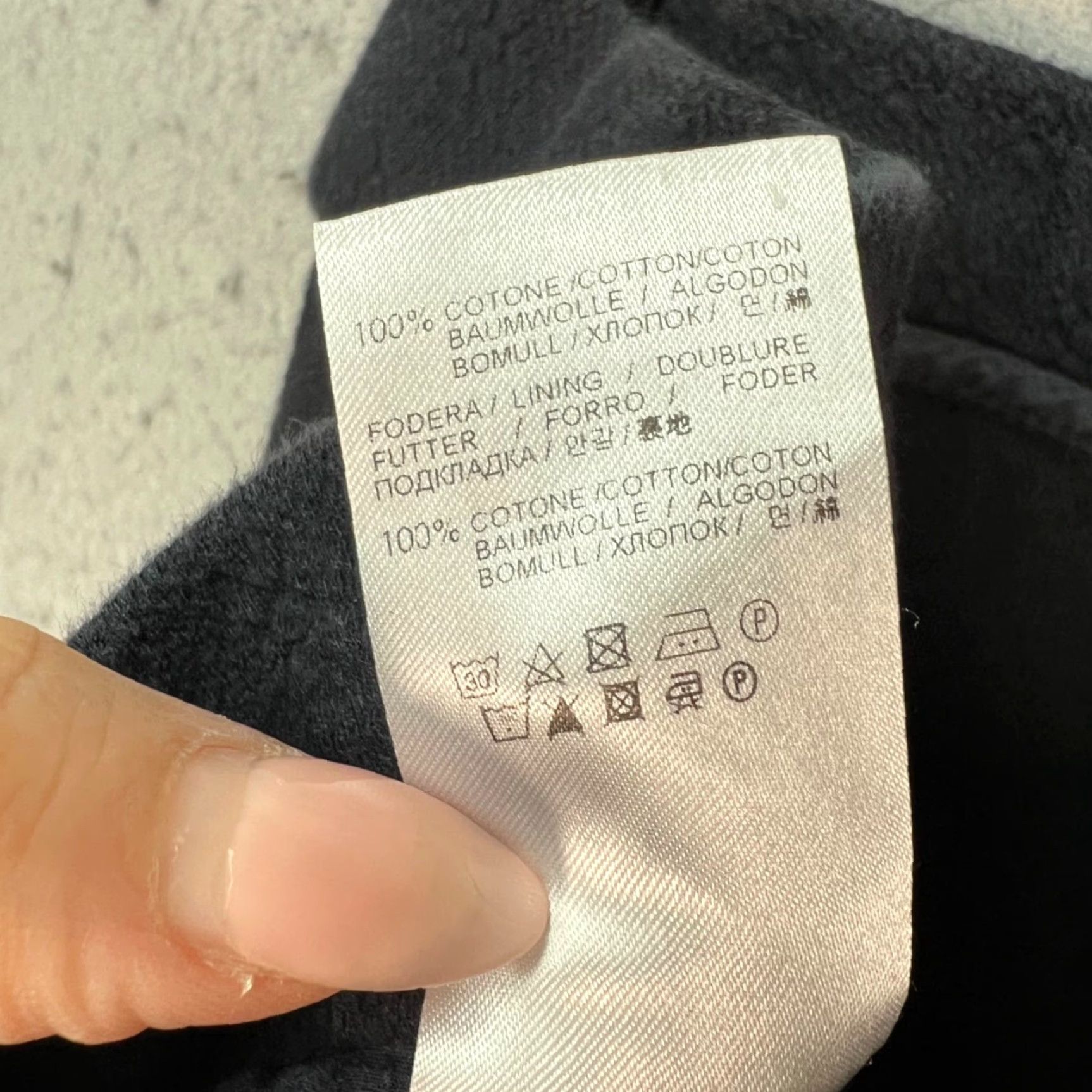 Barena BARENA Barena Venezia Mens Large Black Cotton Jogger Pants w/ Ribbed Cuffs - Activewear, Tapered, Drawstring, 32in Inseam Size US 33 - 4 Thumbnail