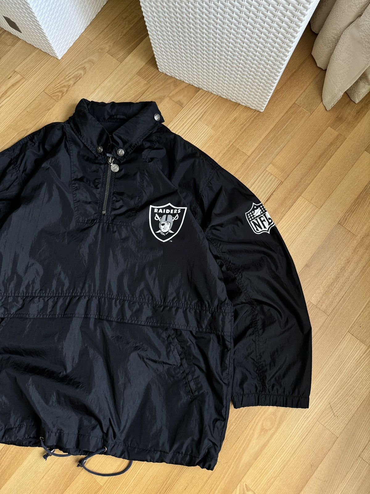 NFL 90s Vintage Campri Team Los Angeles Quarter Zip Jacket Size US L / EU 52-54 / 3 - 7 Thumbnail