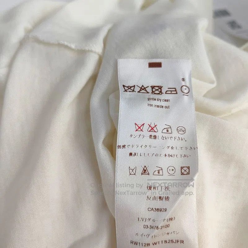 Louis Vuitton Louis Vuitton Summer White Cotton Short Sleeve T-Shirt . Size S / US 4 / IT 40 - 4 Thumbnail