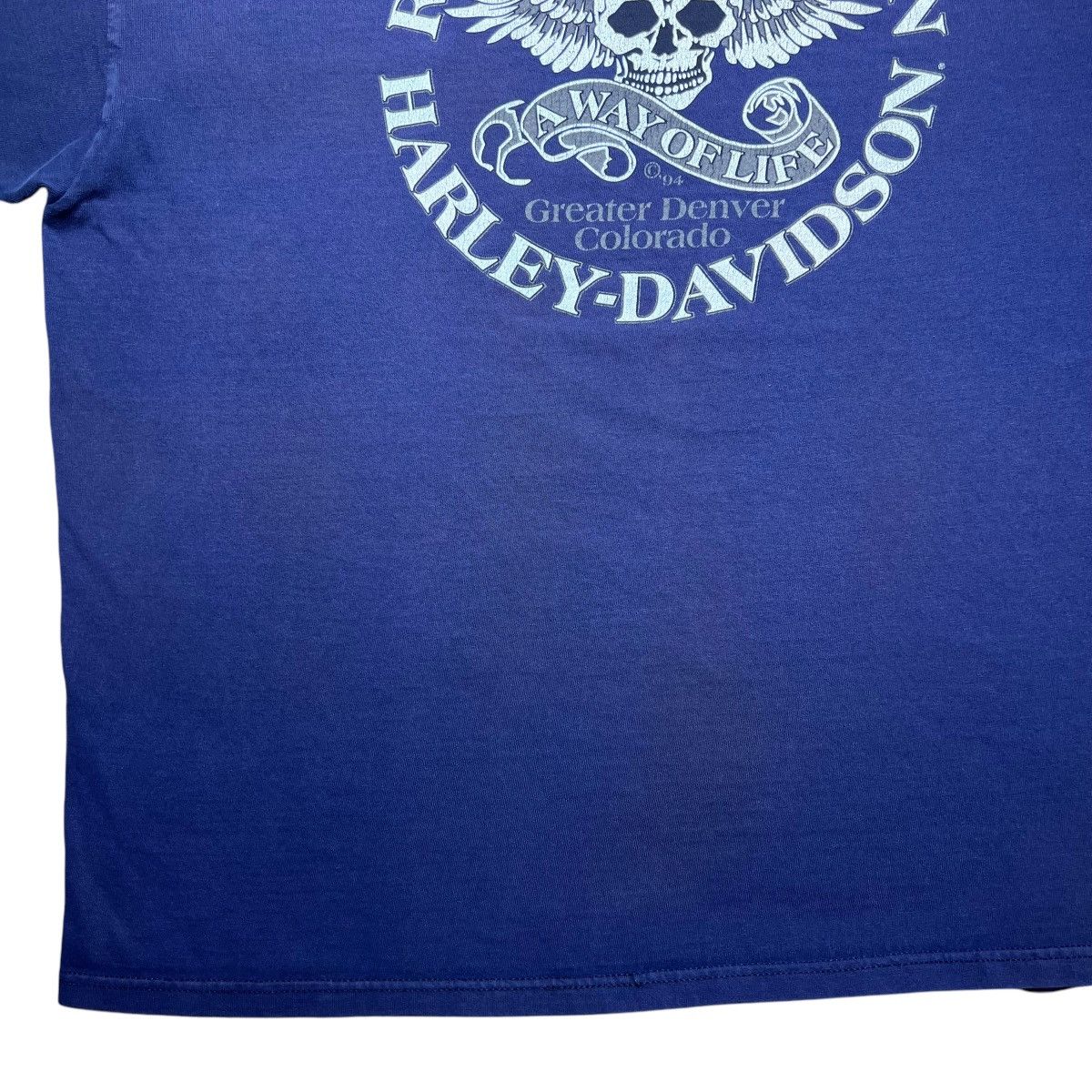 Harley Davidson × Vintage 2002 Harley Davidson Tribal Print Rocky Mountain Denver Tee Size US XXL / EU 58 / 5 - 13 Thumbnail